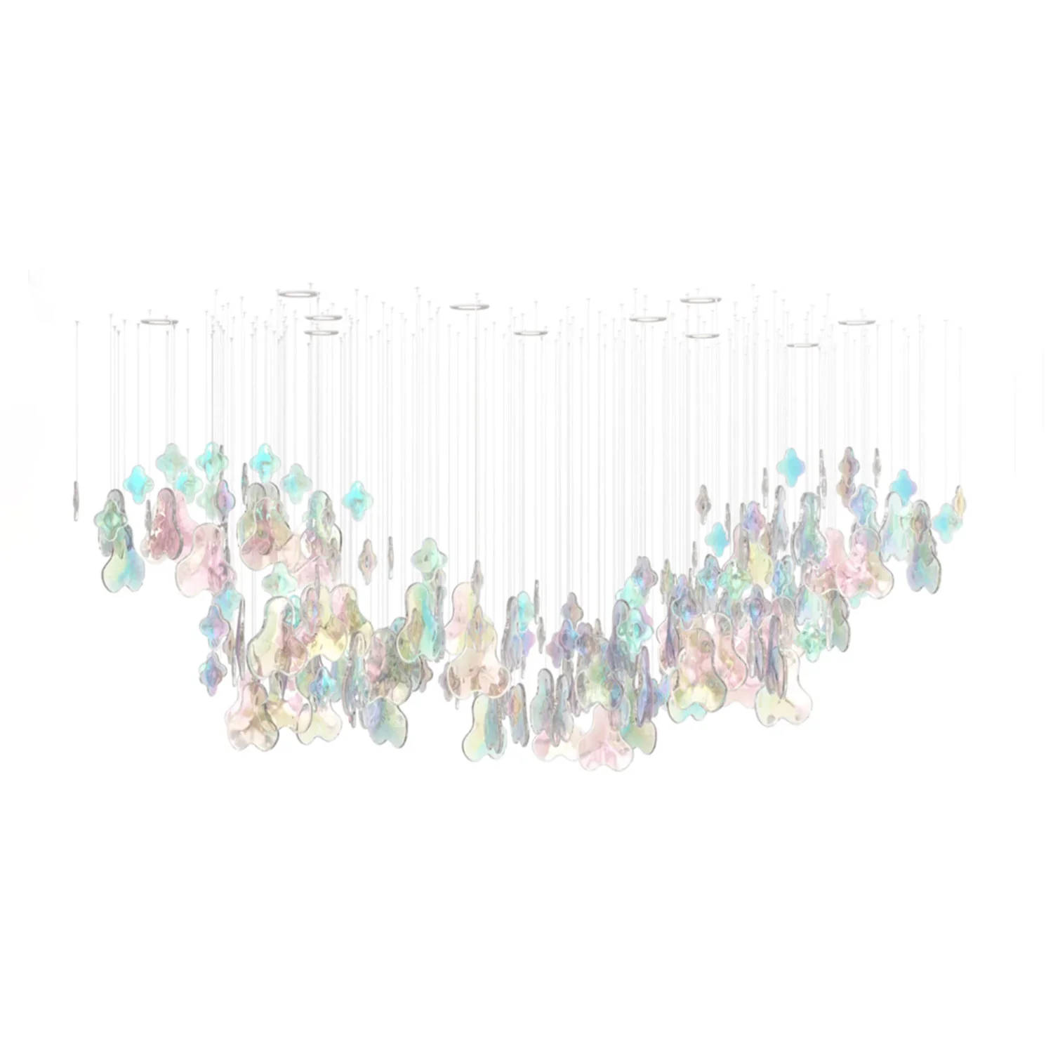 Iris Iridescent Blossom Chandelier - Image 14