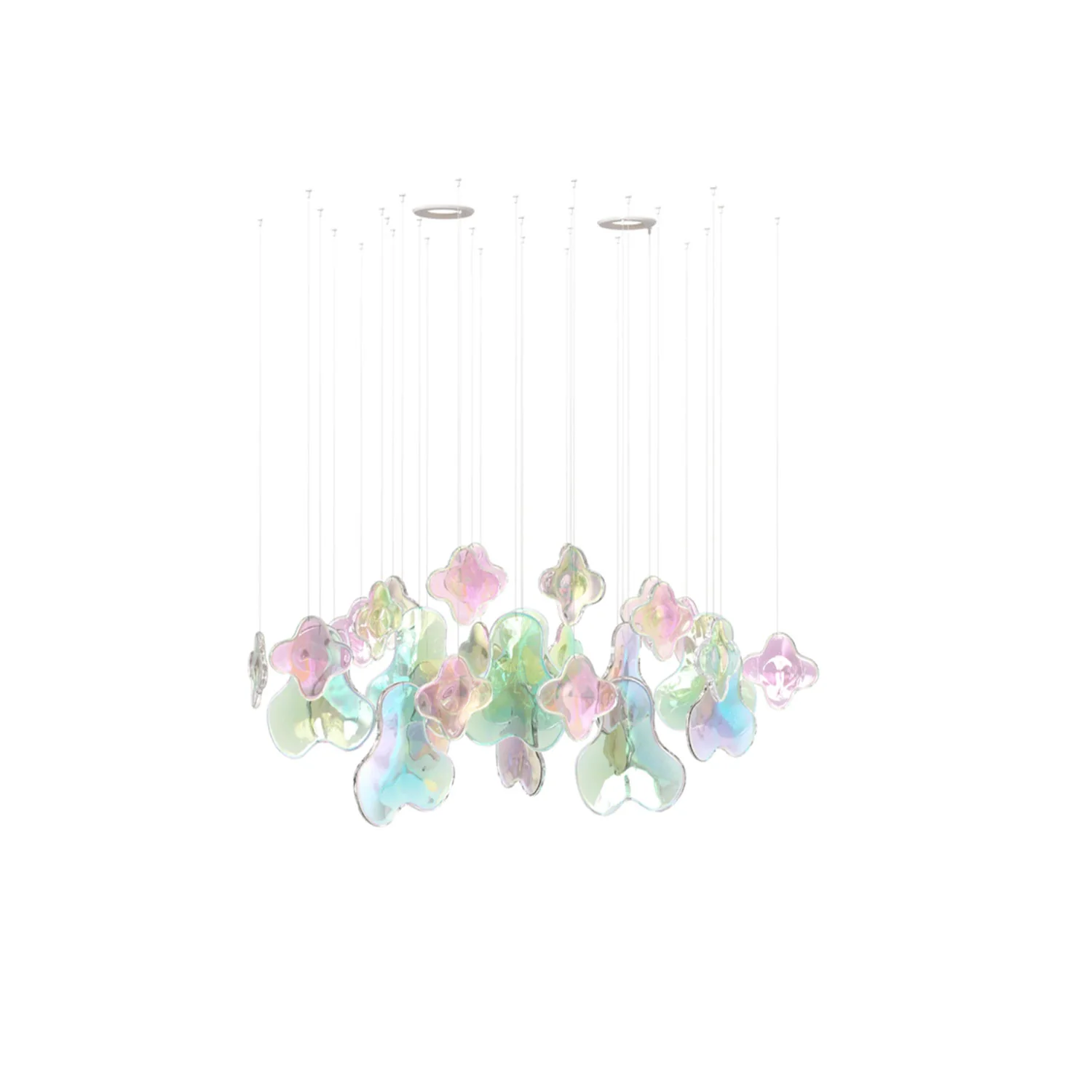 Iris Iridescent Blossom Chandelier - Image 15