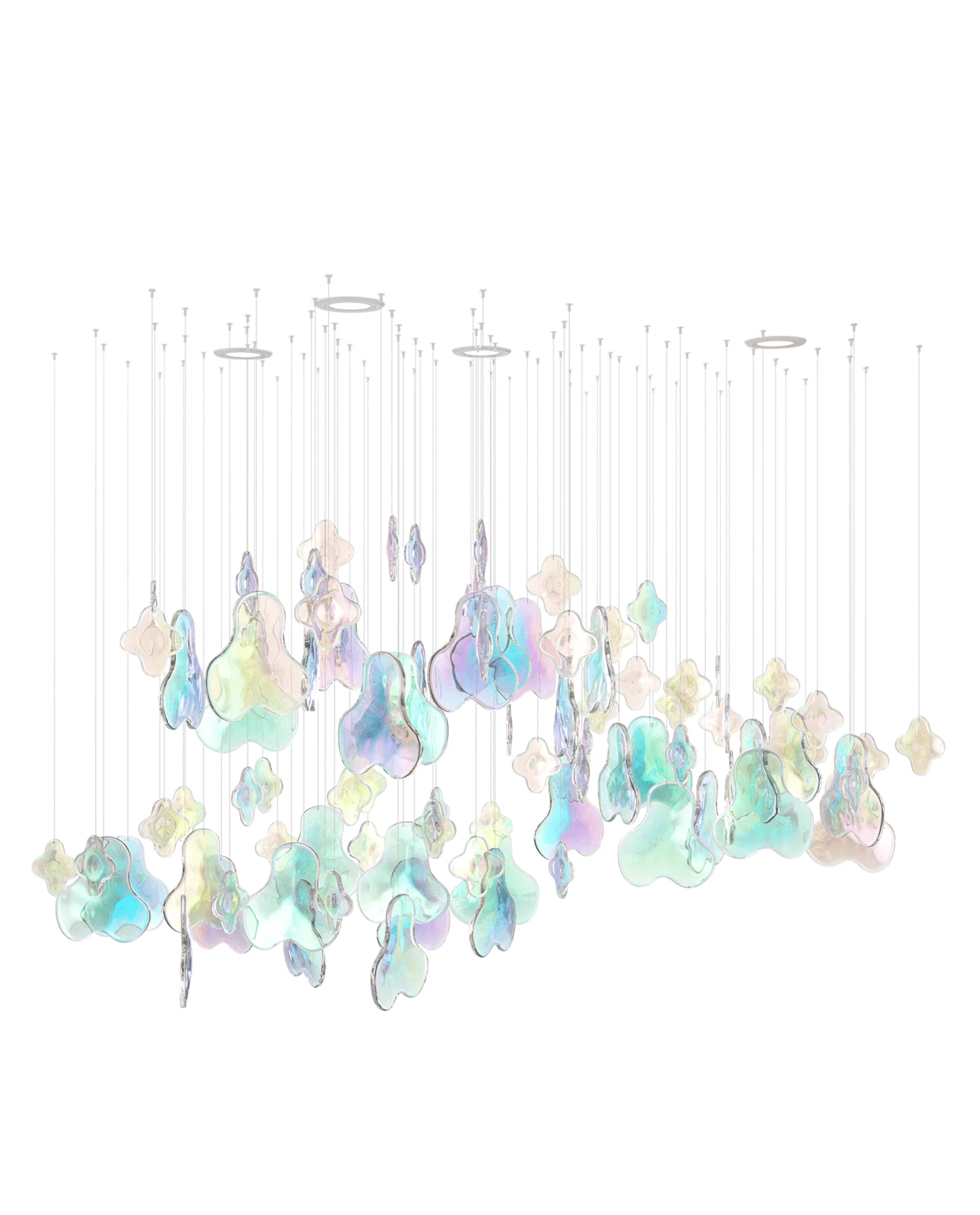 Iris Iridescent Blossom Chandelier - Image 8
