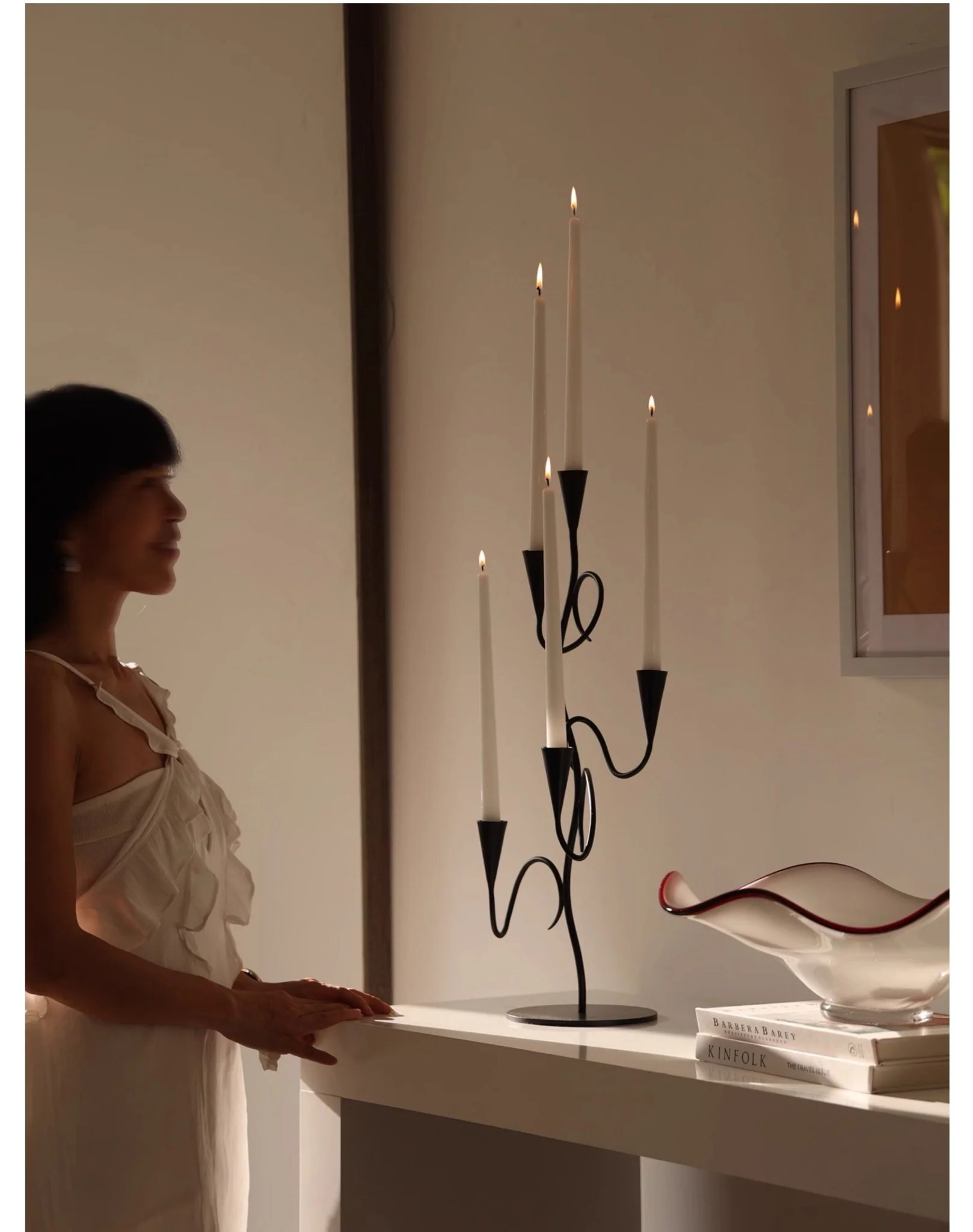 Iron Vine Multi-Arm Candle Holder - Image 5