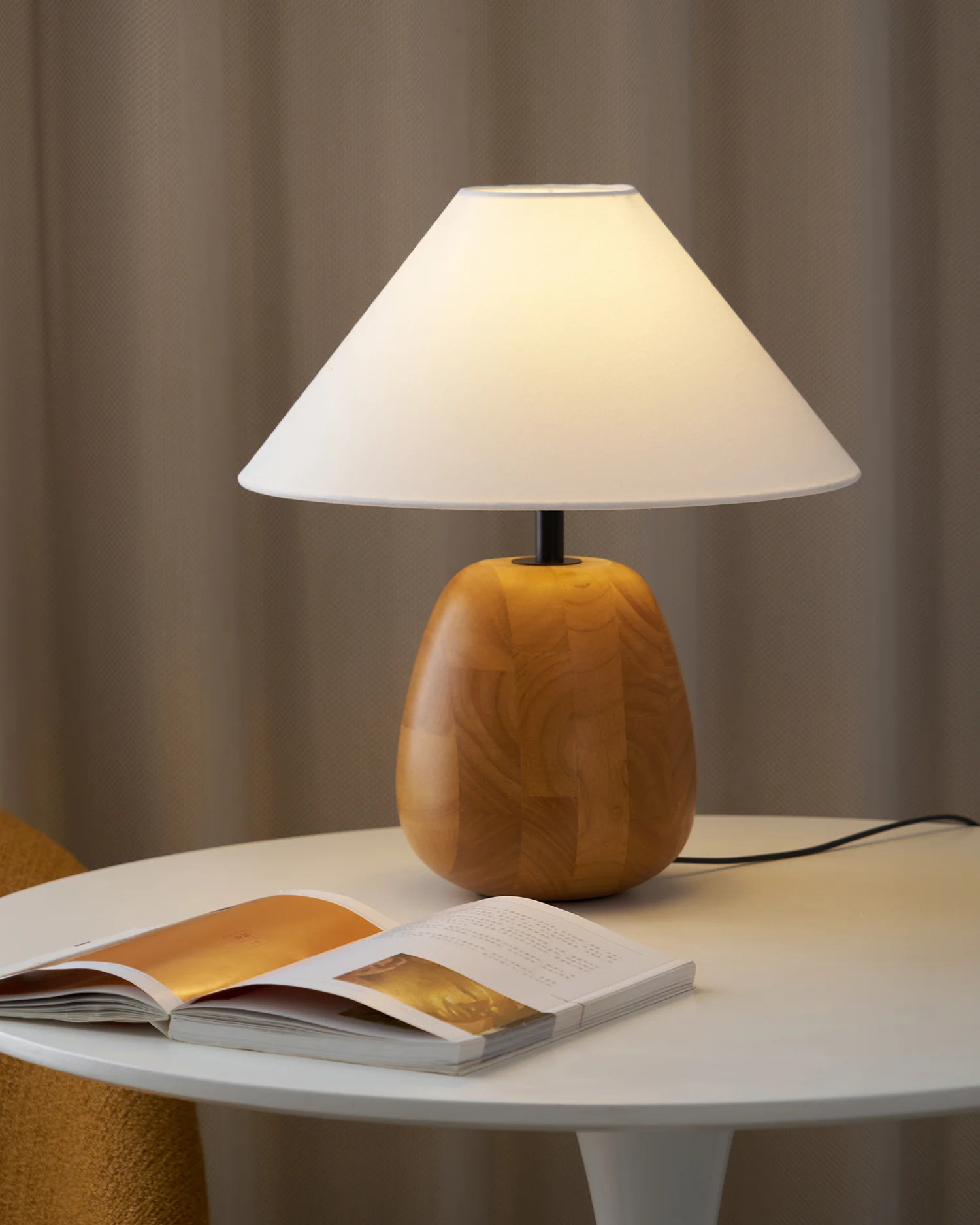 Irving Wood Table Lamp - Image 4