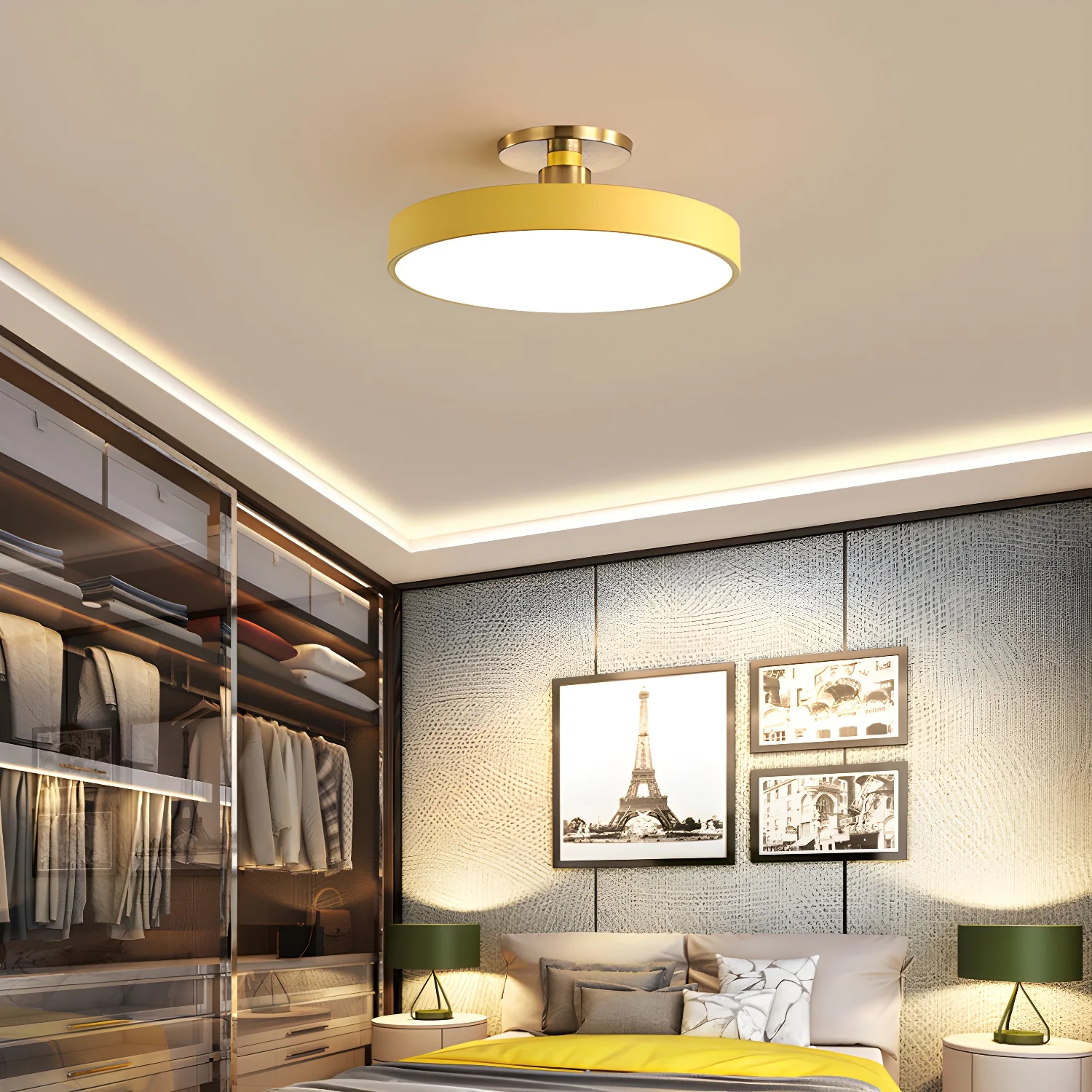 Isla Flush Mount Ceiling Lamp - Image 12
