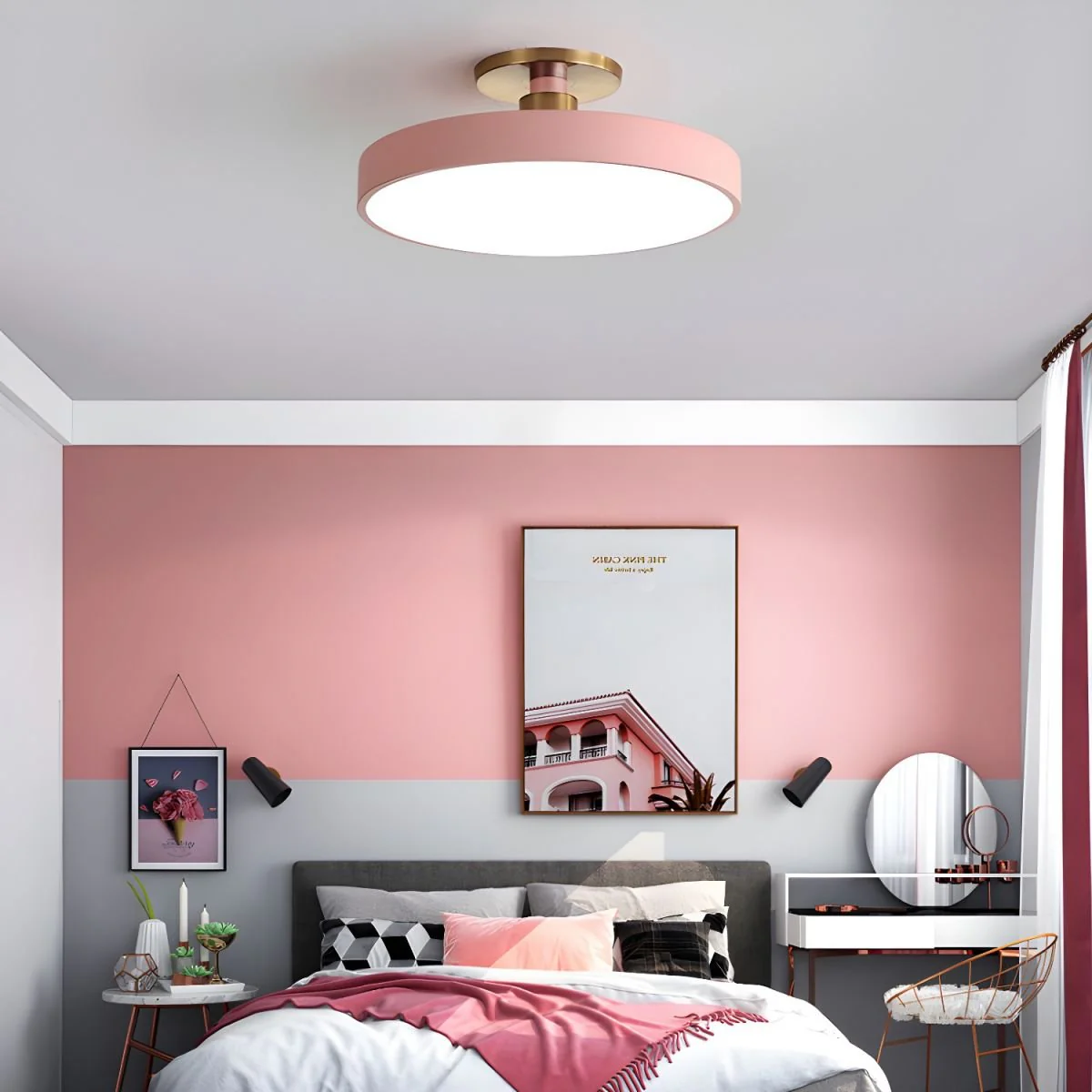 Isla Flush Mount Ceiling Lamp - Image 5