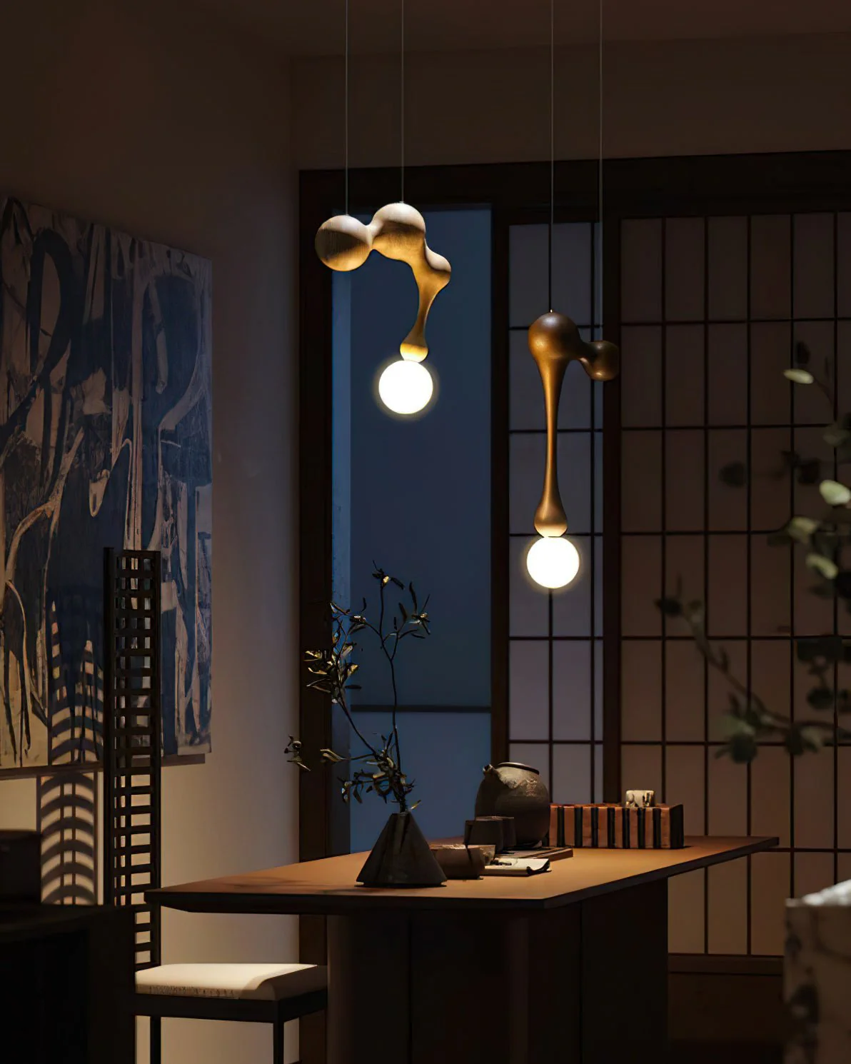 Jenna Wooden Pendant Lamp - Image 37