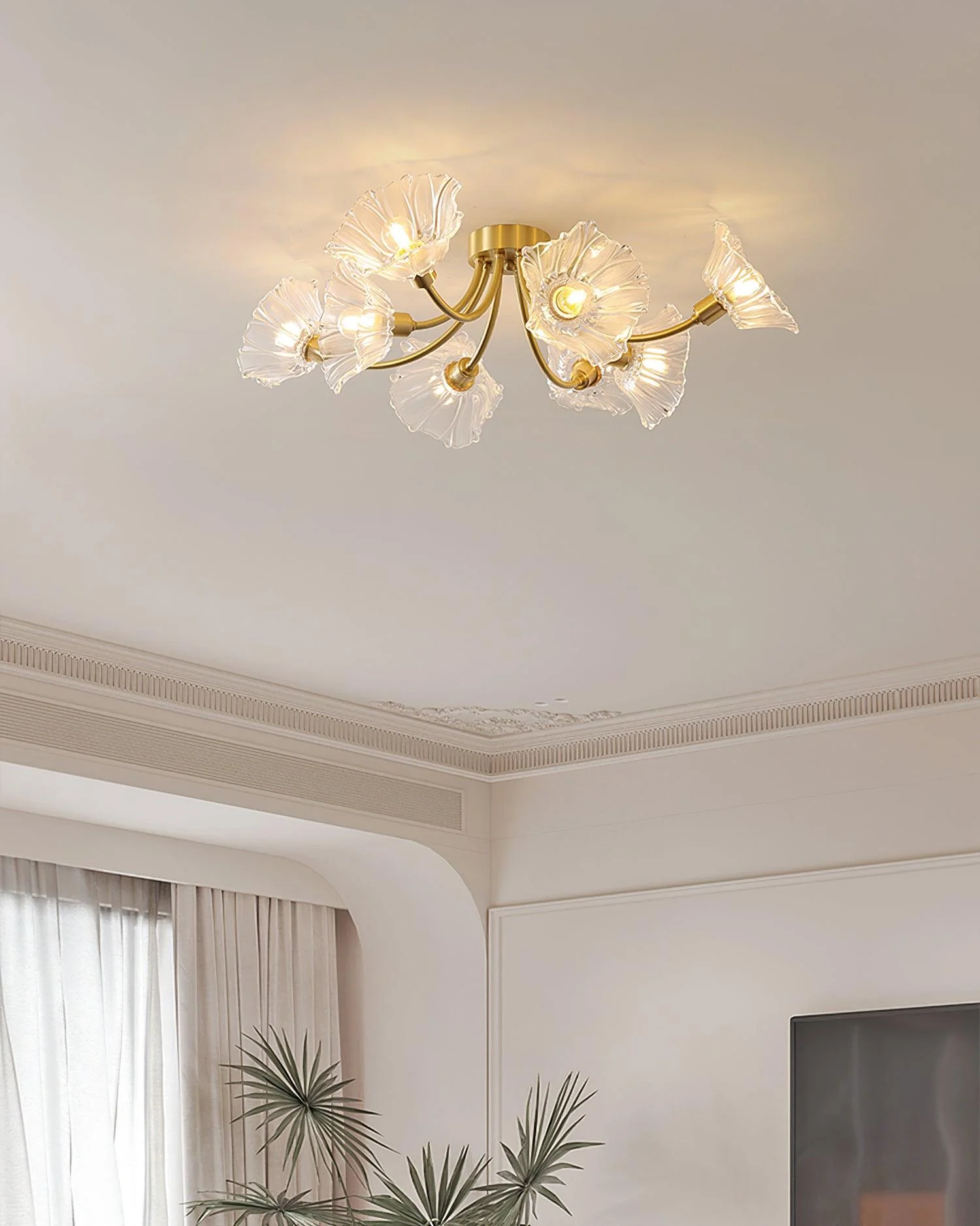 Kalin Flower Glass Ceiling Lamp - Image 20