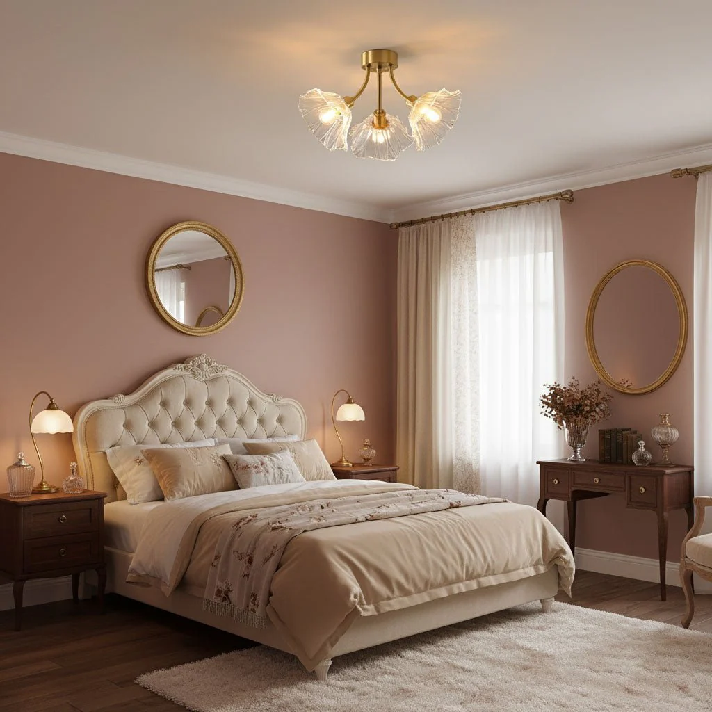 Kalin Flower Glass Ceiling Lamp - Image 3