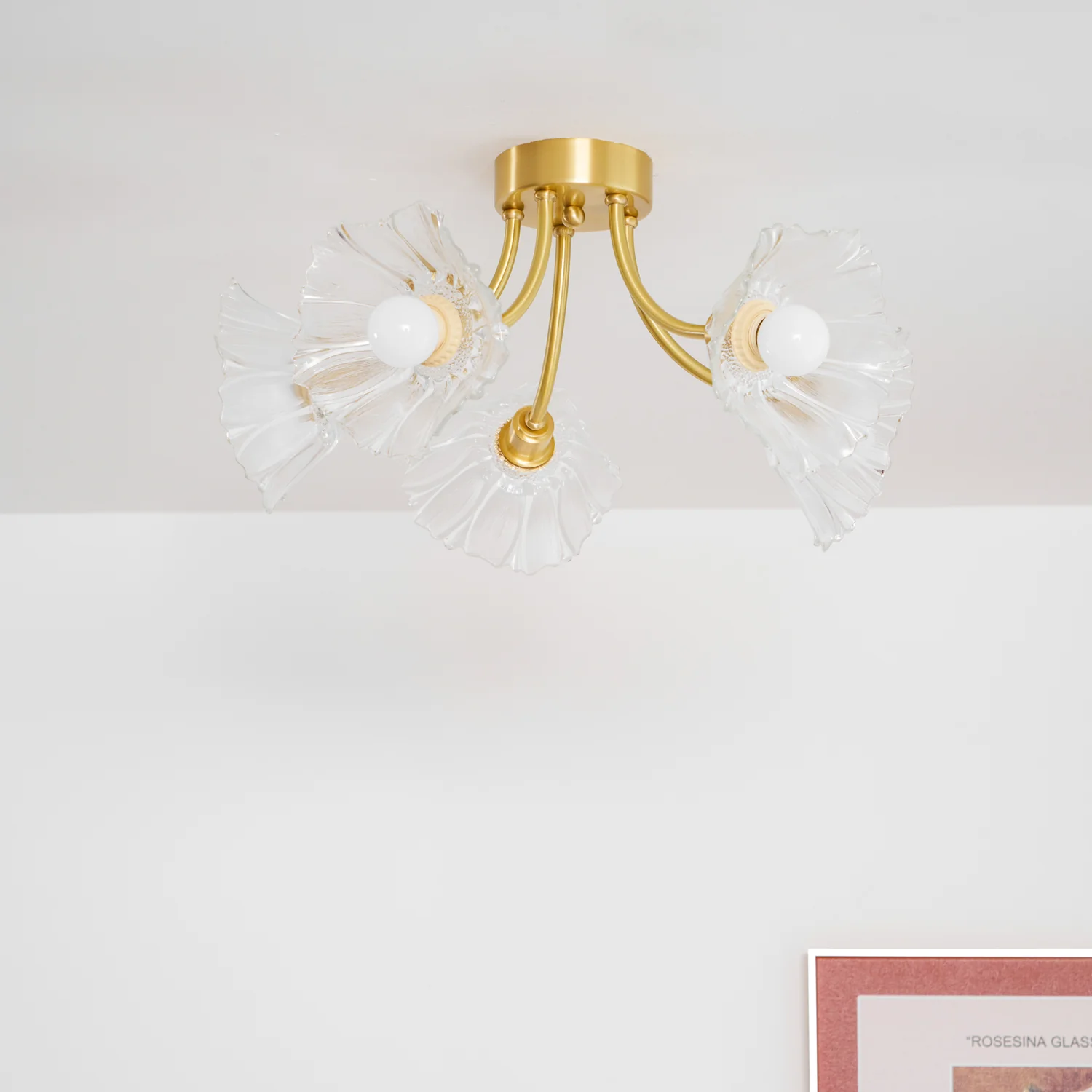 Kalin Flower Glass Ceiling Lamp - Image 33