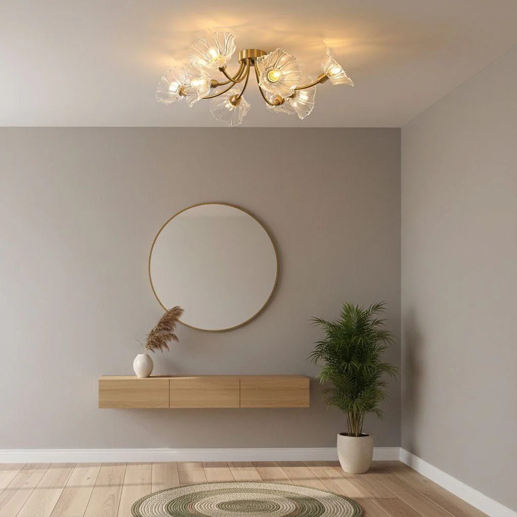 Kalin Flower Glass Ceiling Lamp - Image 8