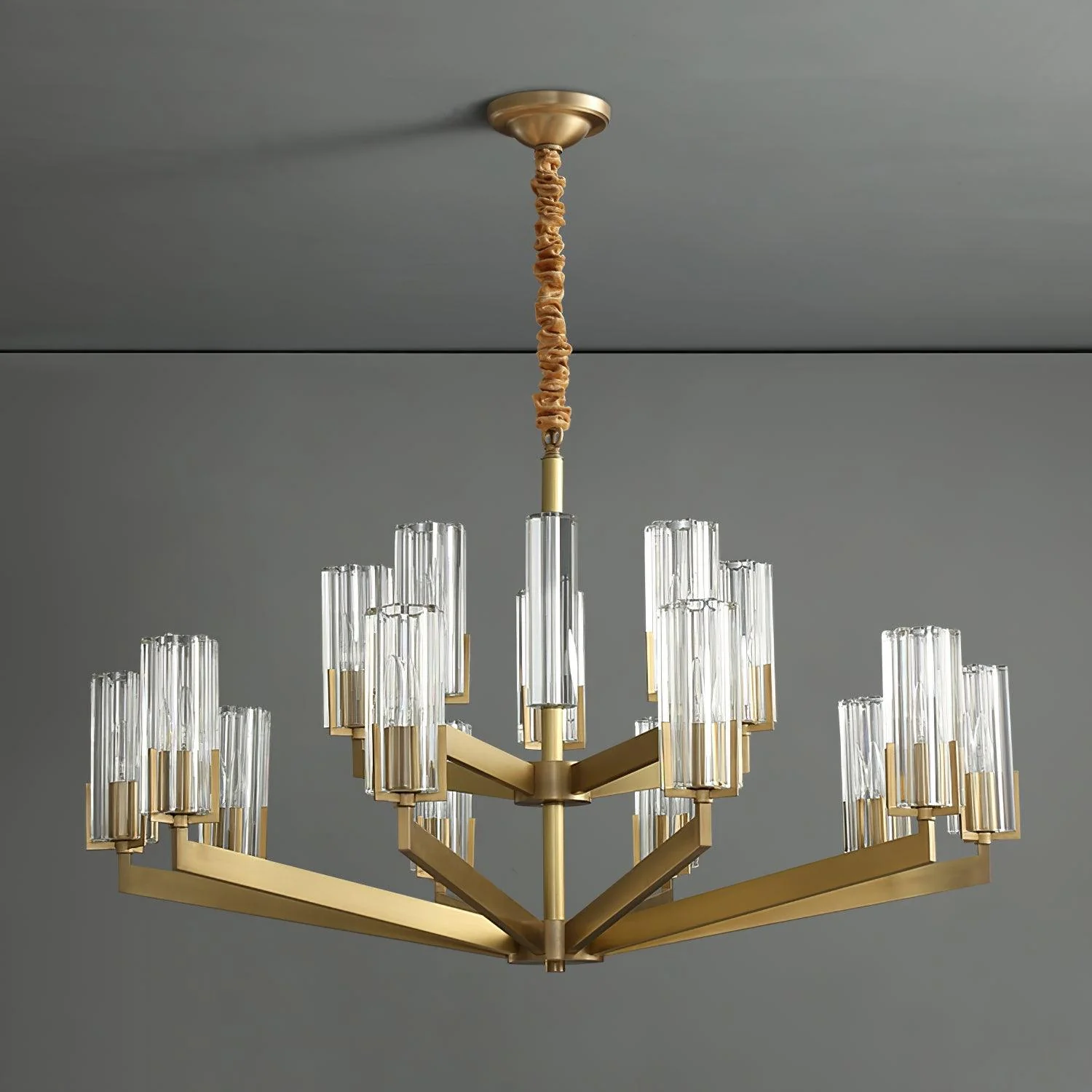 Kayla Brass Chandelier - Image 12