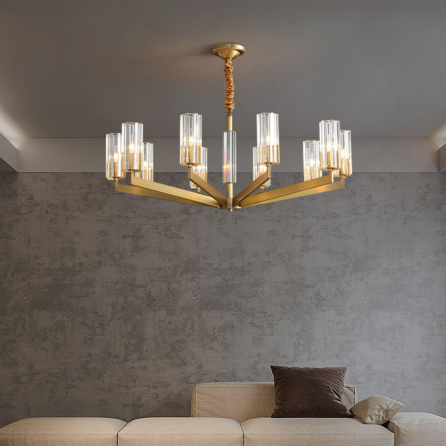 Kayla Brass Chandelier - Image 13