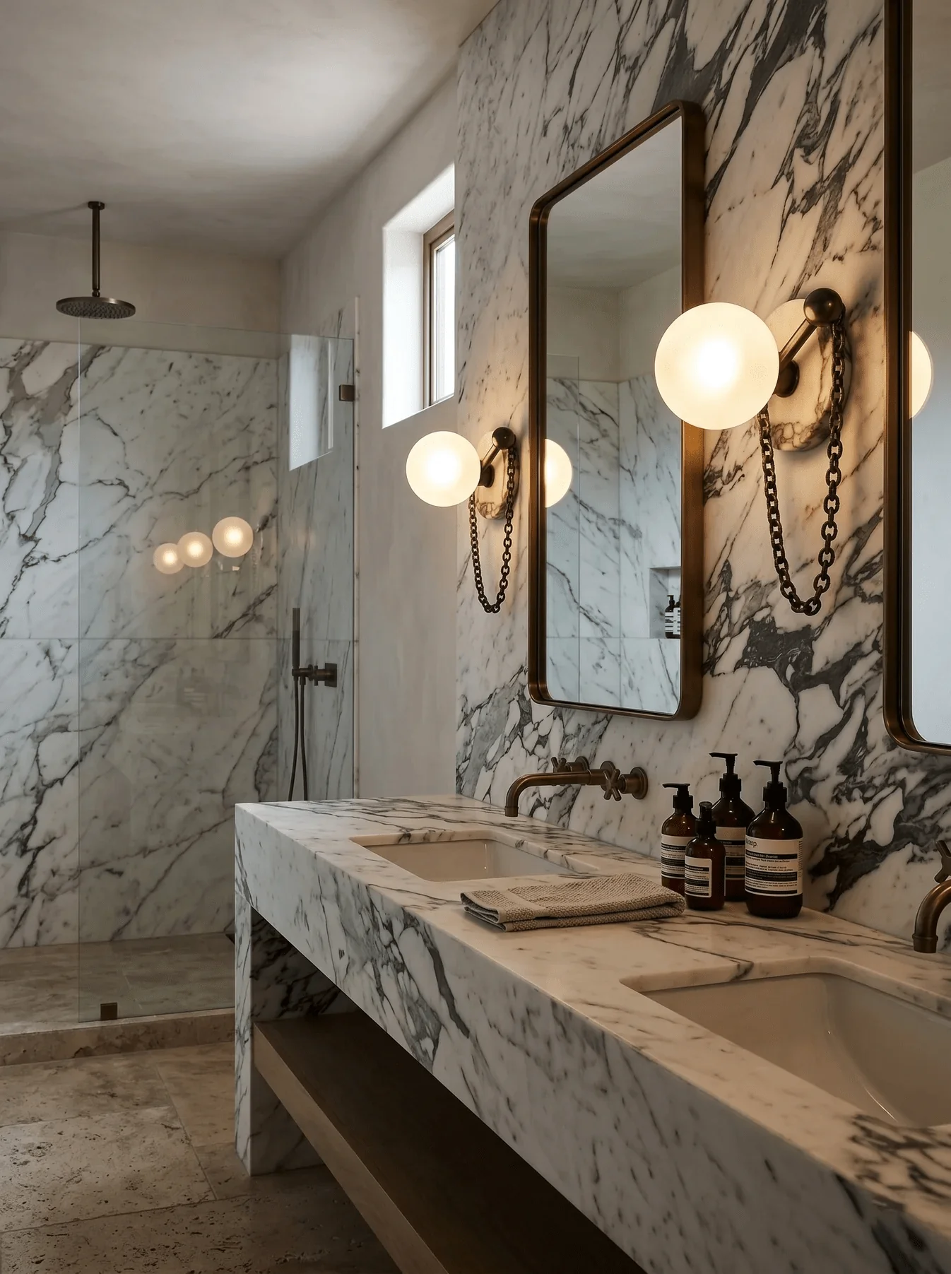 Keepsake Marble Globe Wall Sconce - Image 8