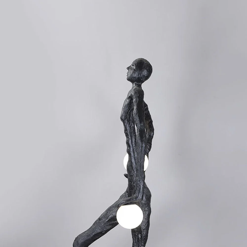 Kicking Ball Sculpture Character Floor Lamp - Image 13