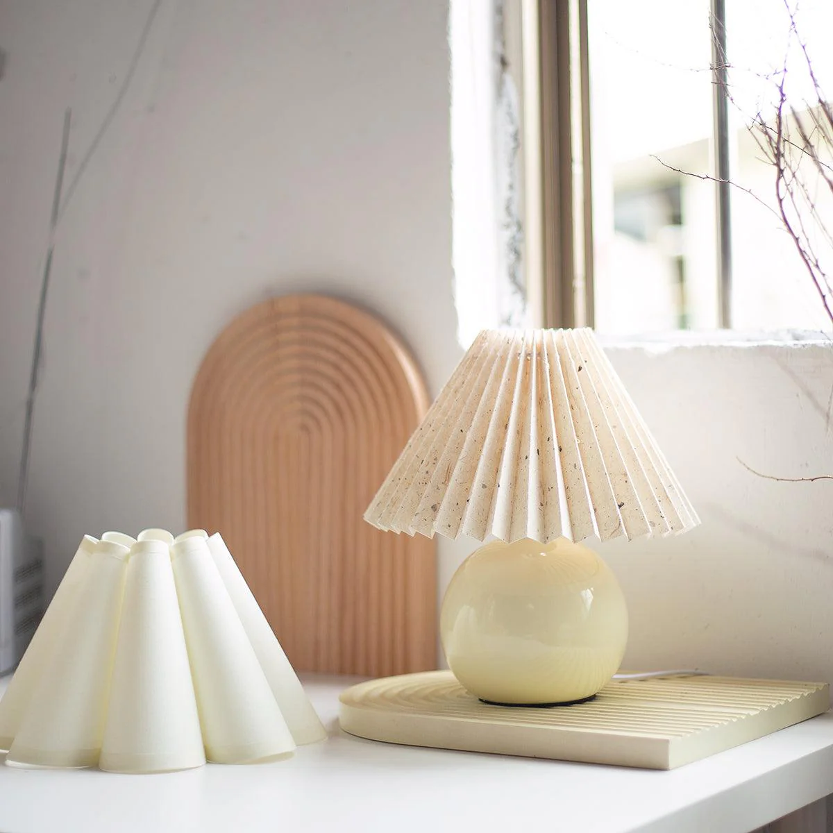 Kicsi Knife Pleat Table Lamp - Image 5