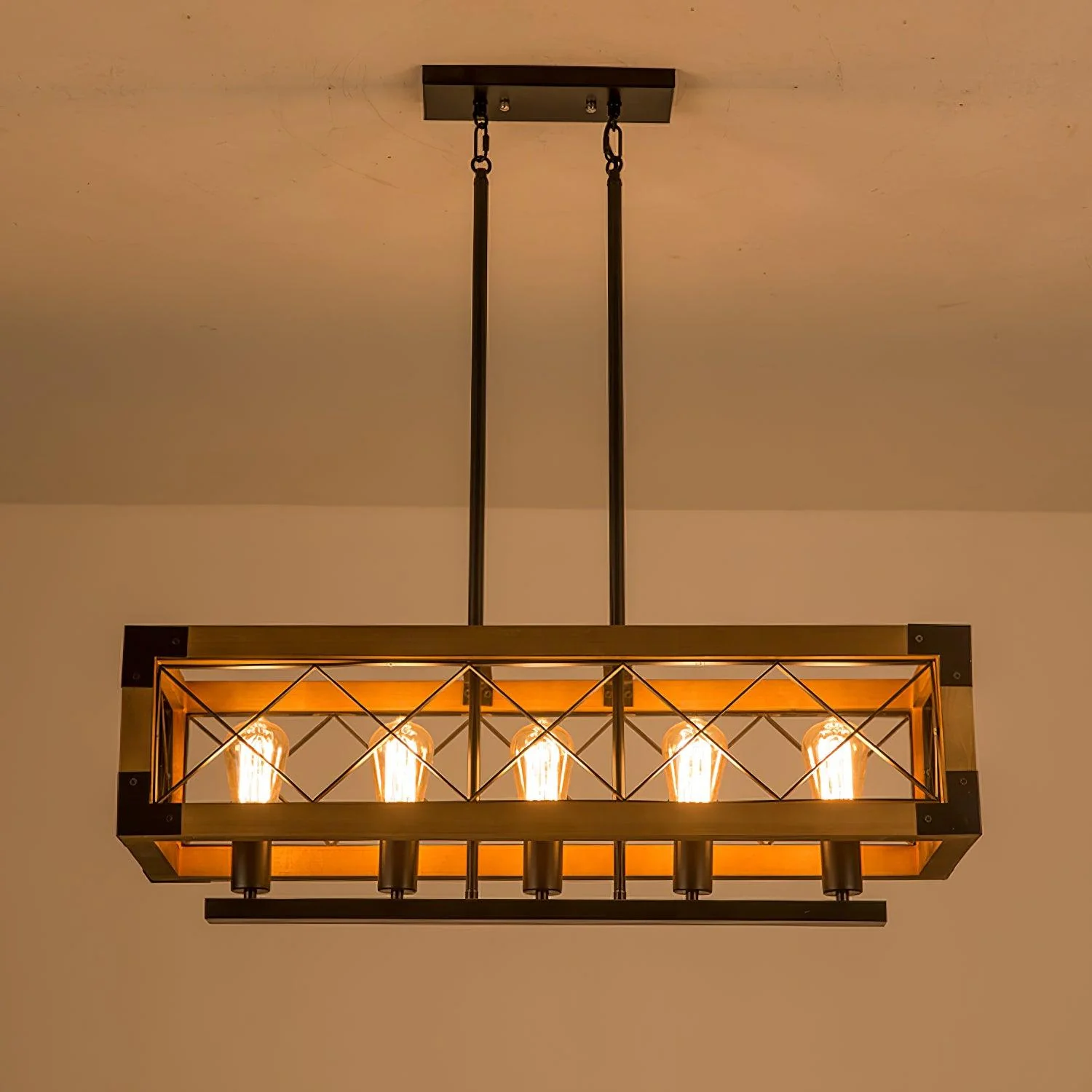Kitchen Island Rectangle Chandelier - Image 14