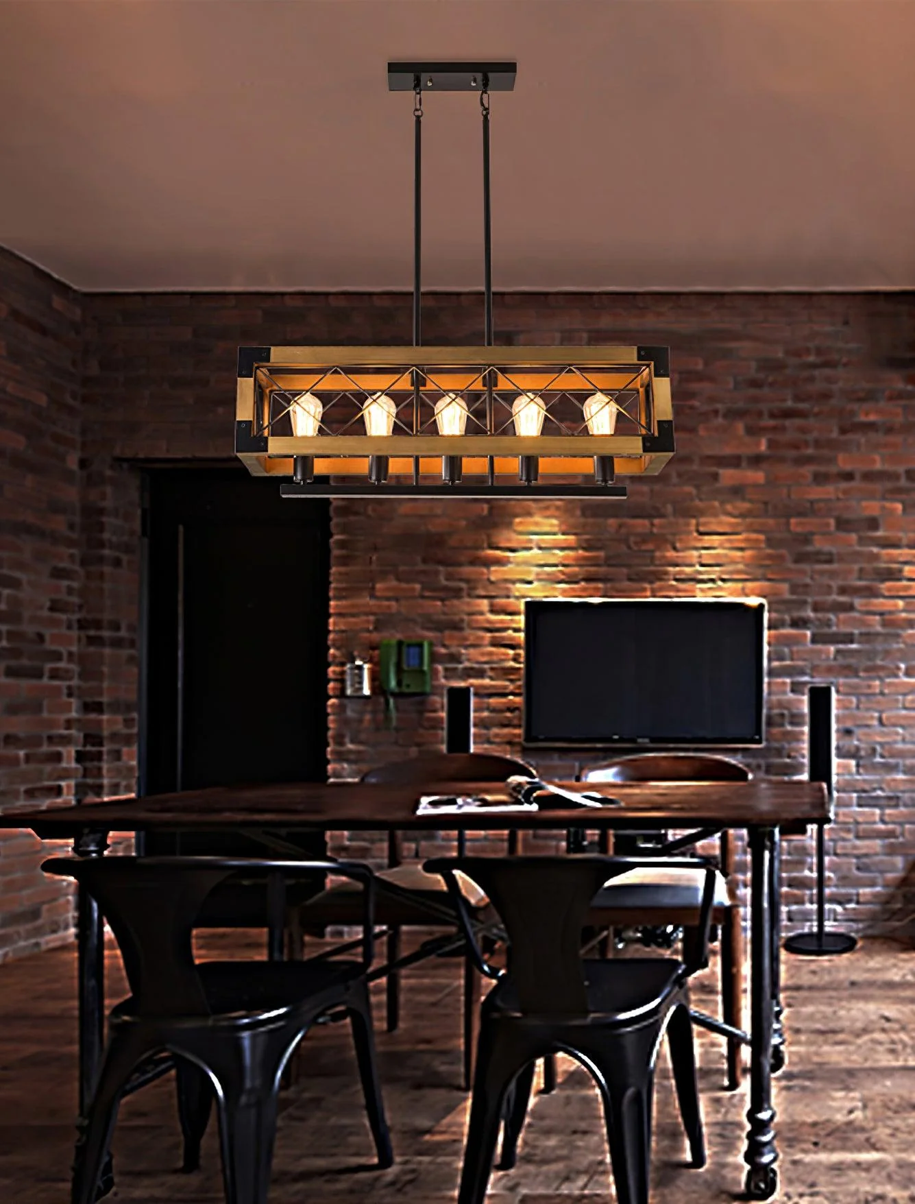 Kitchen Island Rectangle Chandelier - Image 22