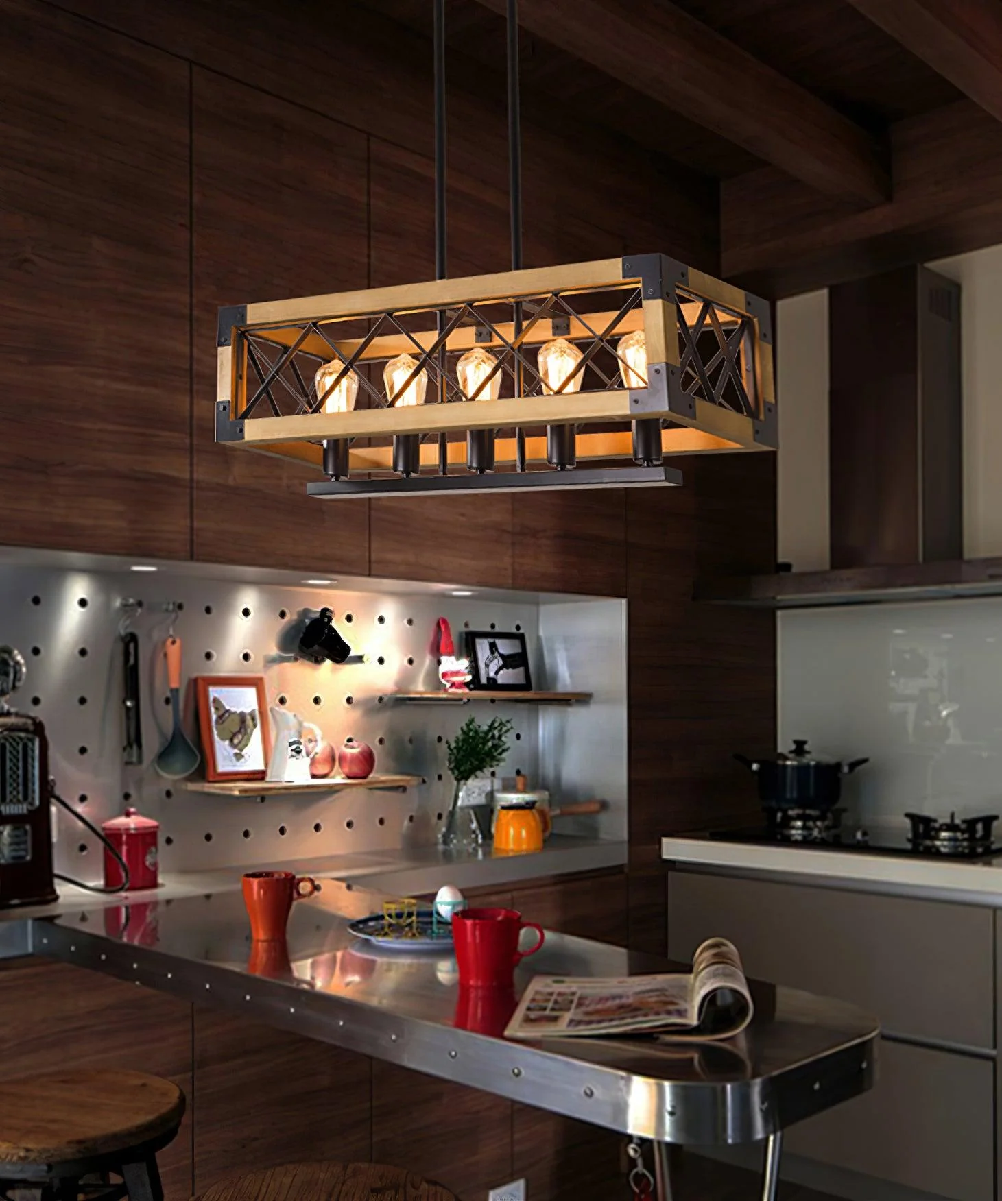 Kitchen Island Rectangle Chandelier - Image 23