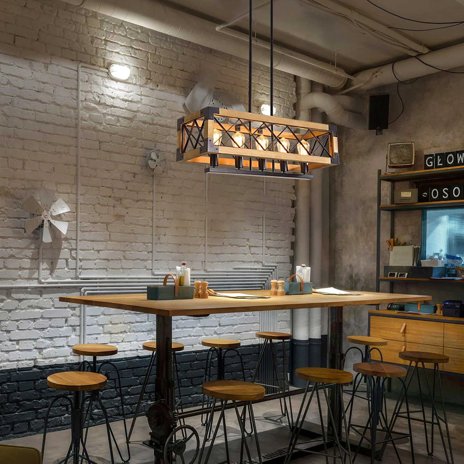 Kitchen Island Rectangle Chandelier - Image 7