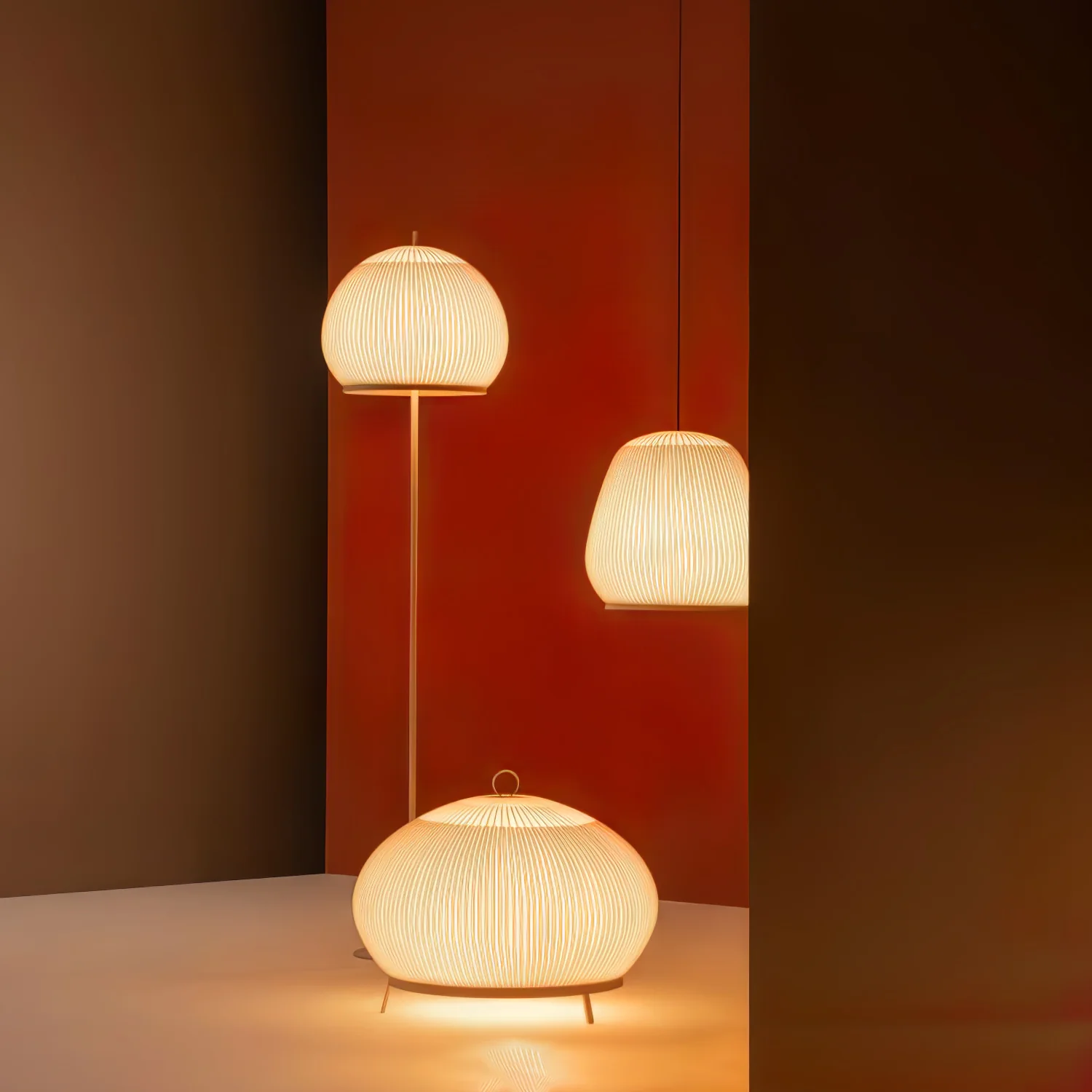 Lantern Knit Pendant Lamp - Image 12