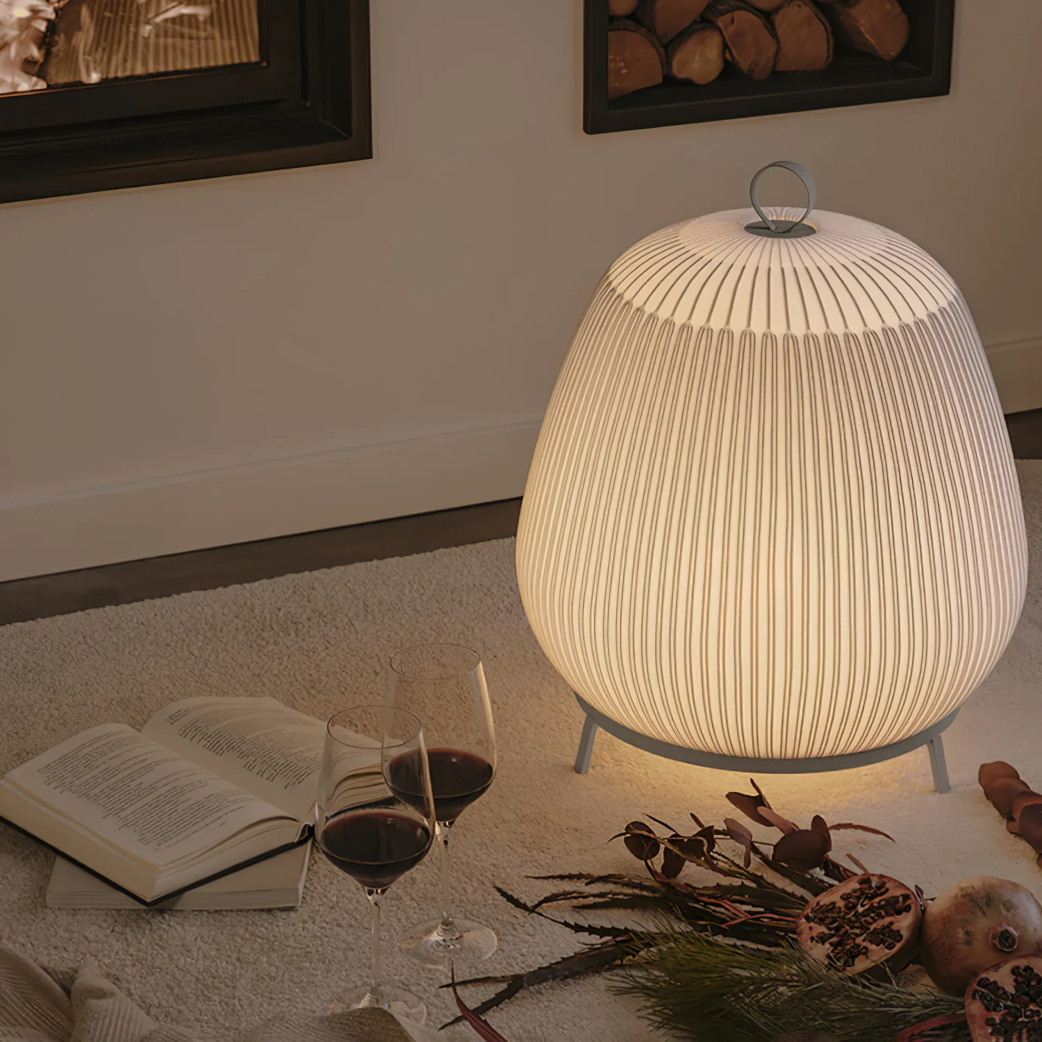 Lantern Knit Table Lamp - Image 20