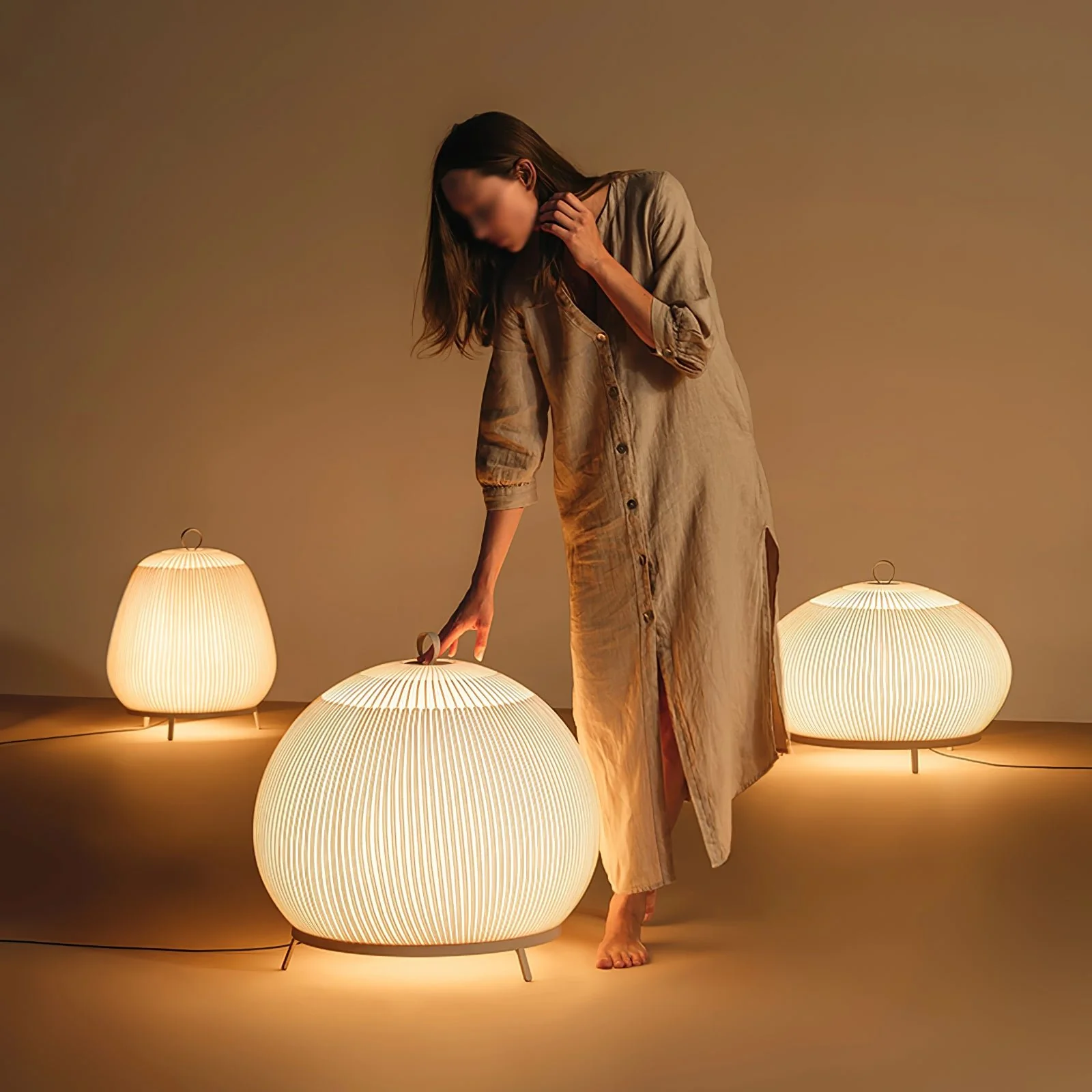 Lantern Knit Table Lamp - Image 5
