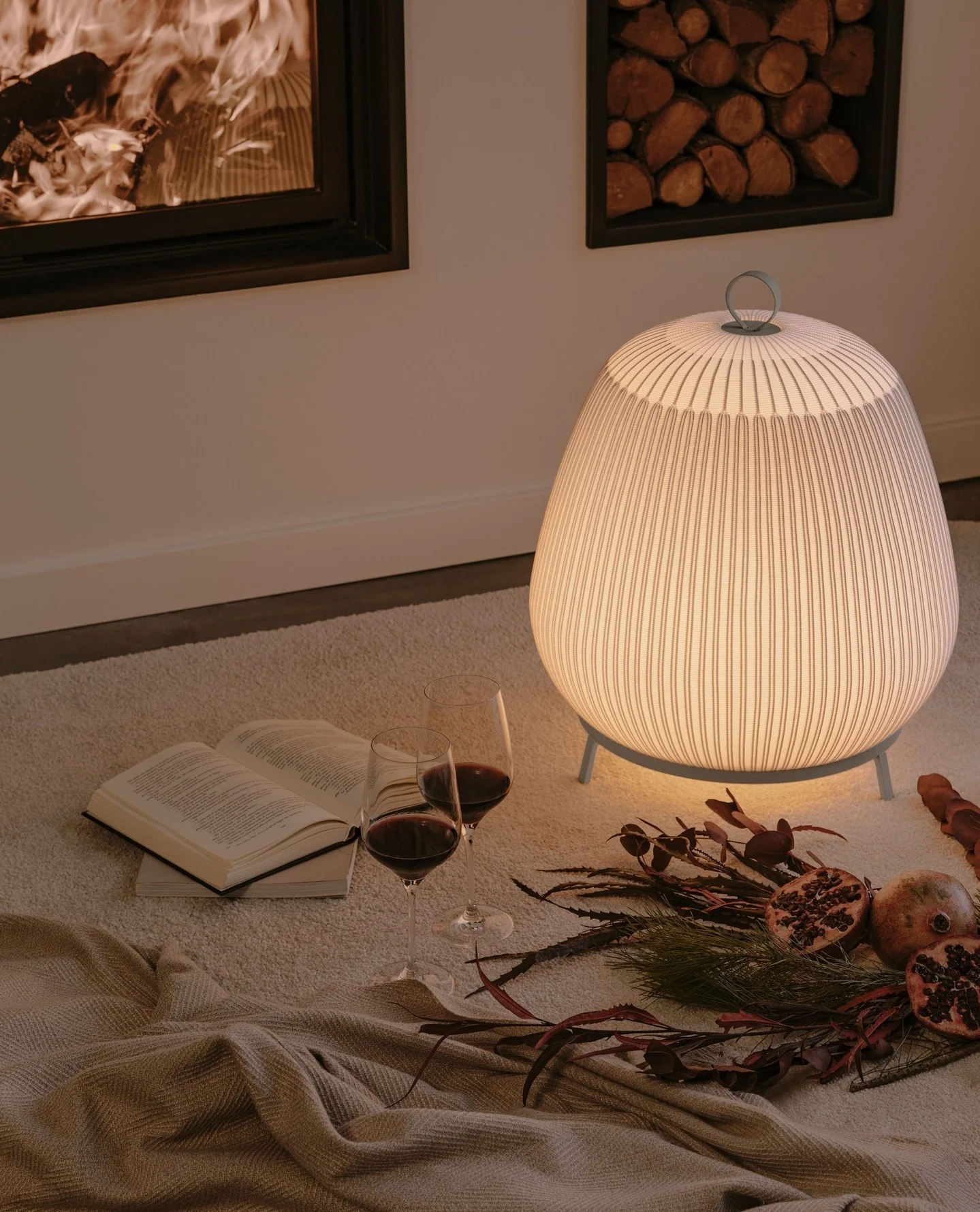 Lantern Knit Table Lamp - Image 7