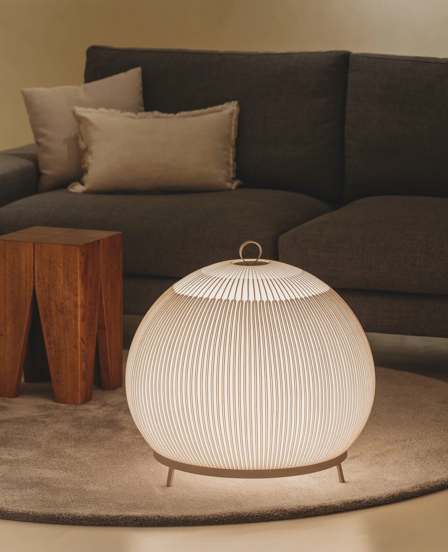Lantern Knit Table Lamp - Image 9