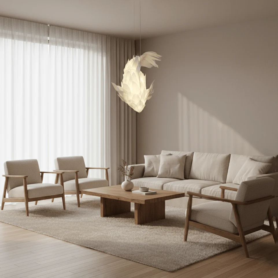 Koi Fish Inspired Chandelier - Image 6