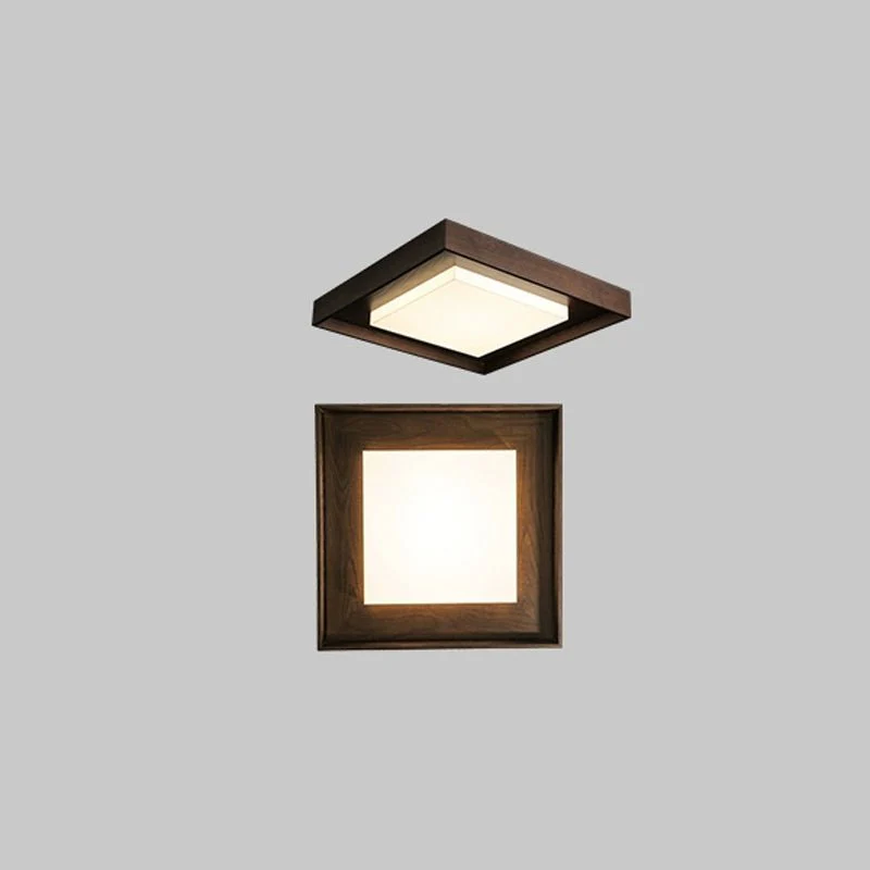 Kurin Wood Frame Ceiling Light - Image 14