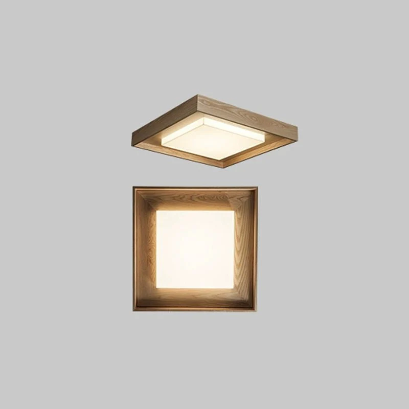 Kurin Wood Frame Ceiling Light - Image 15