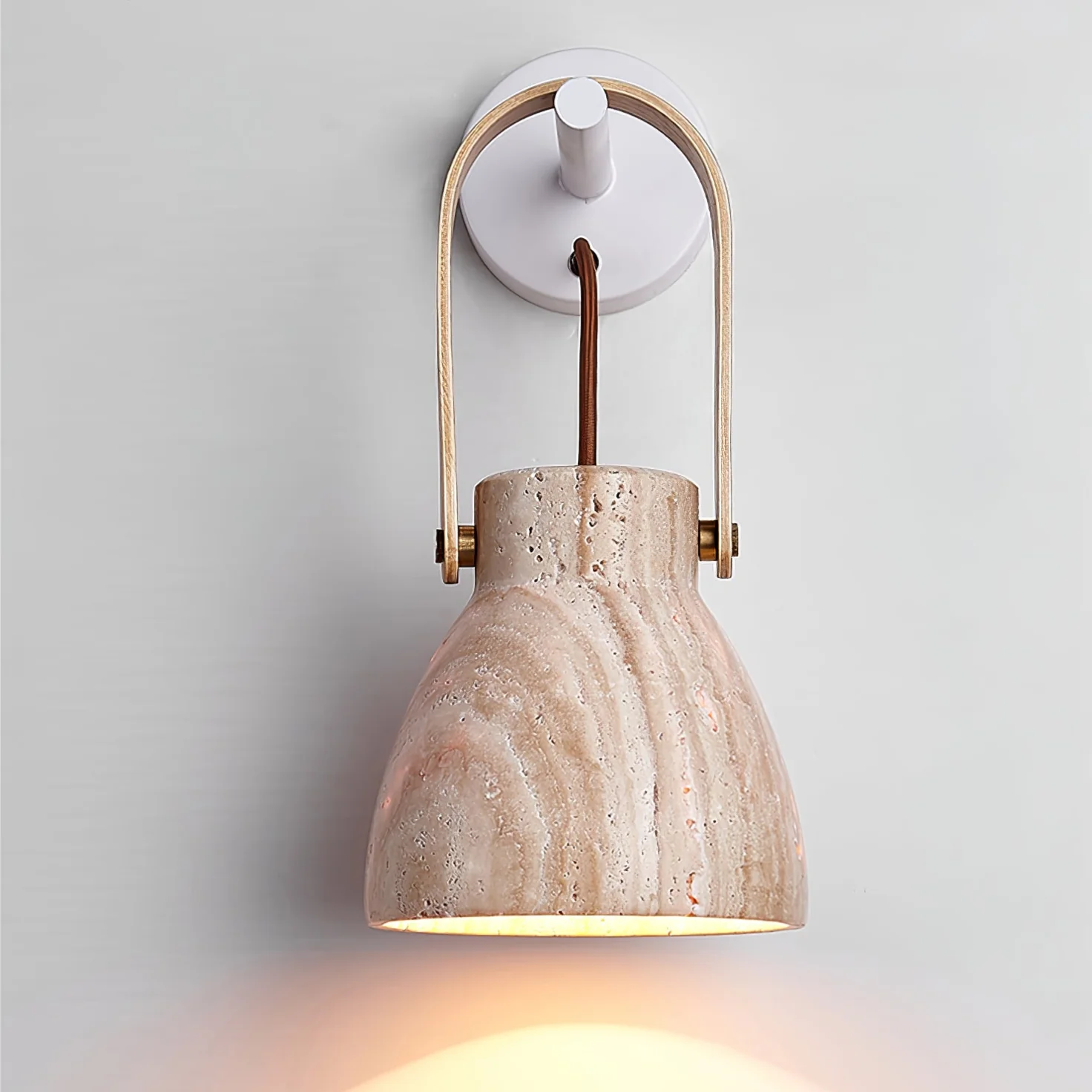Lanta Arc Stone Sconce - Image 13
