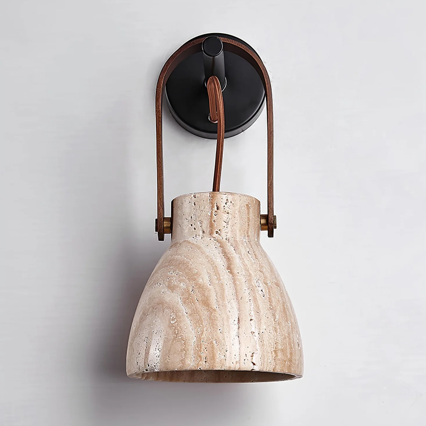 Lanta Arc Stone Sconce - Image 14