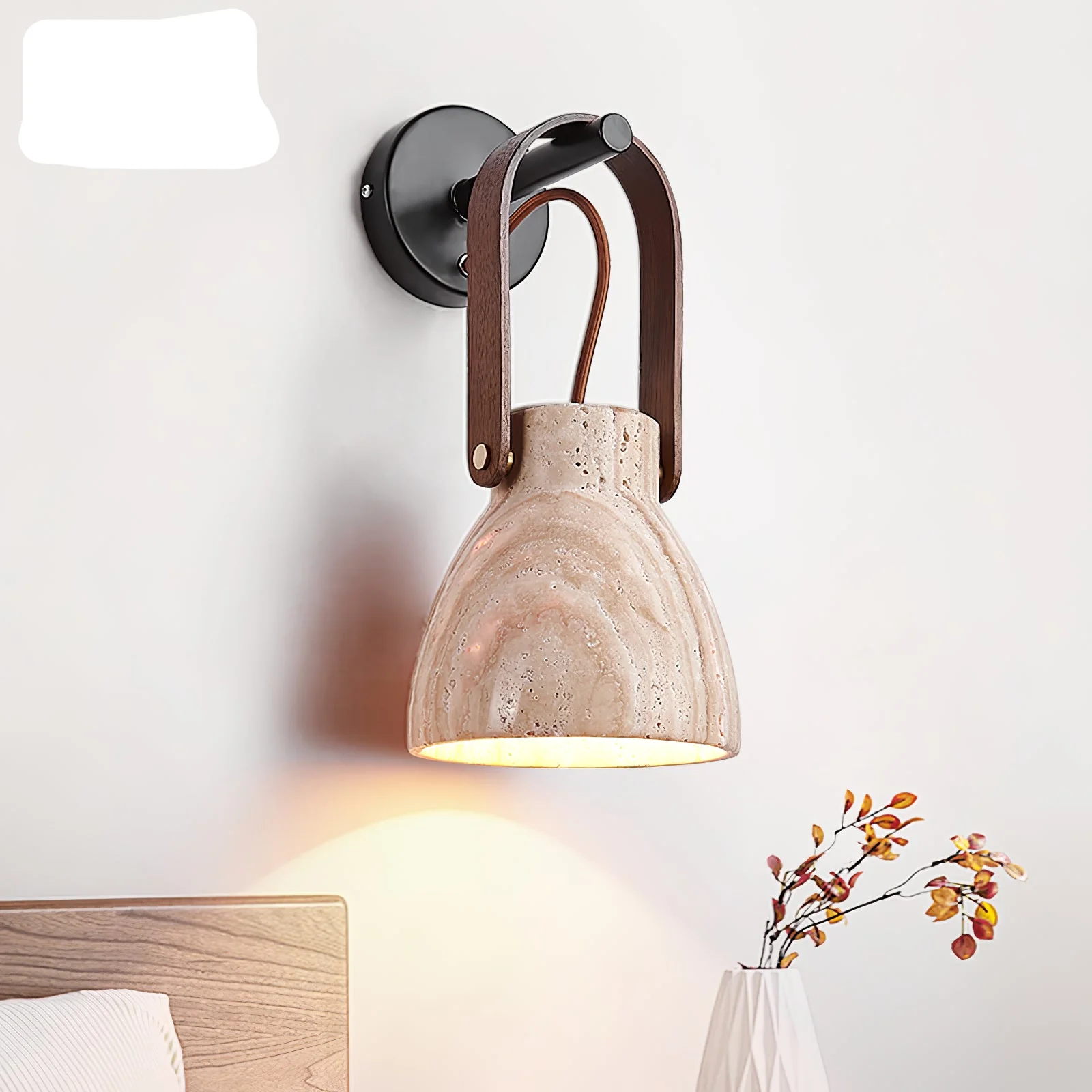 Lanta Arc Stone Sconce - Image 16