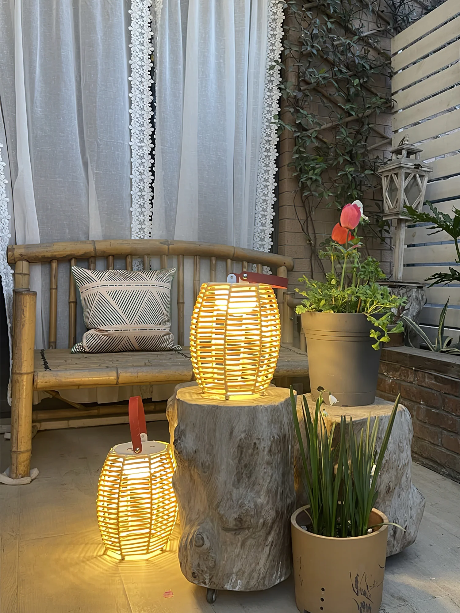 Lantern Built-in Battery Table Lamp - Image 6