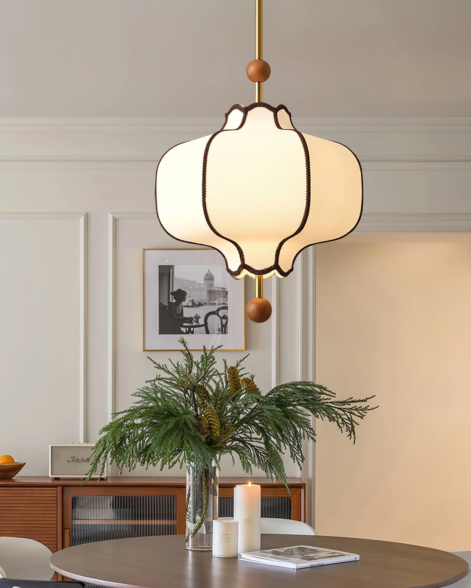 Lantern Fabric Pendant Light - Image 14