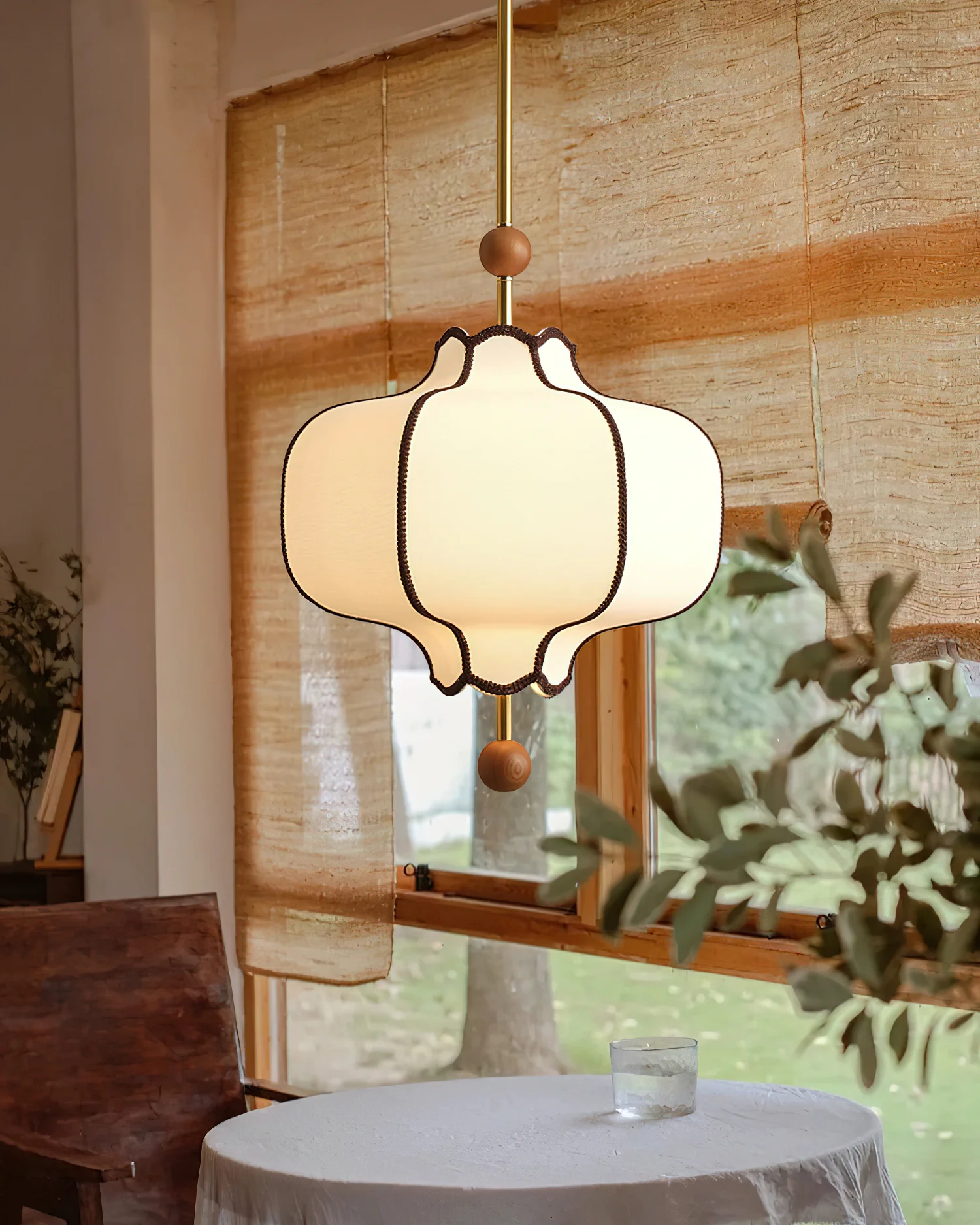 Lantern Fabric Pendant Light - Image 17