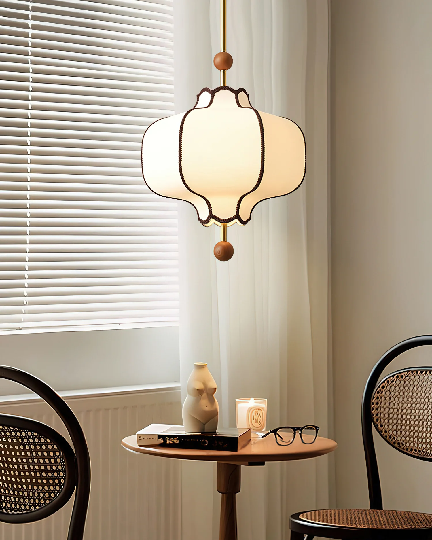 Lantern Fabric Pendant Light - Image 18