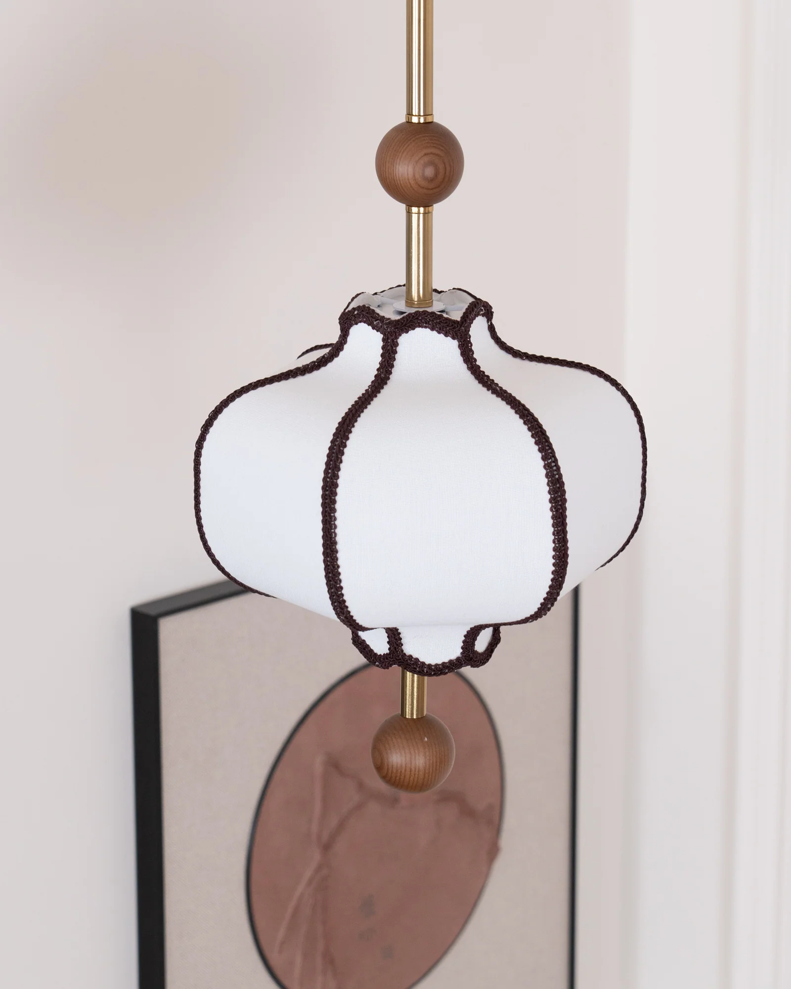 Lantern Fabric Pendant Light - Image 28