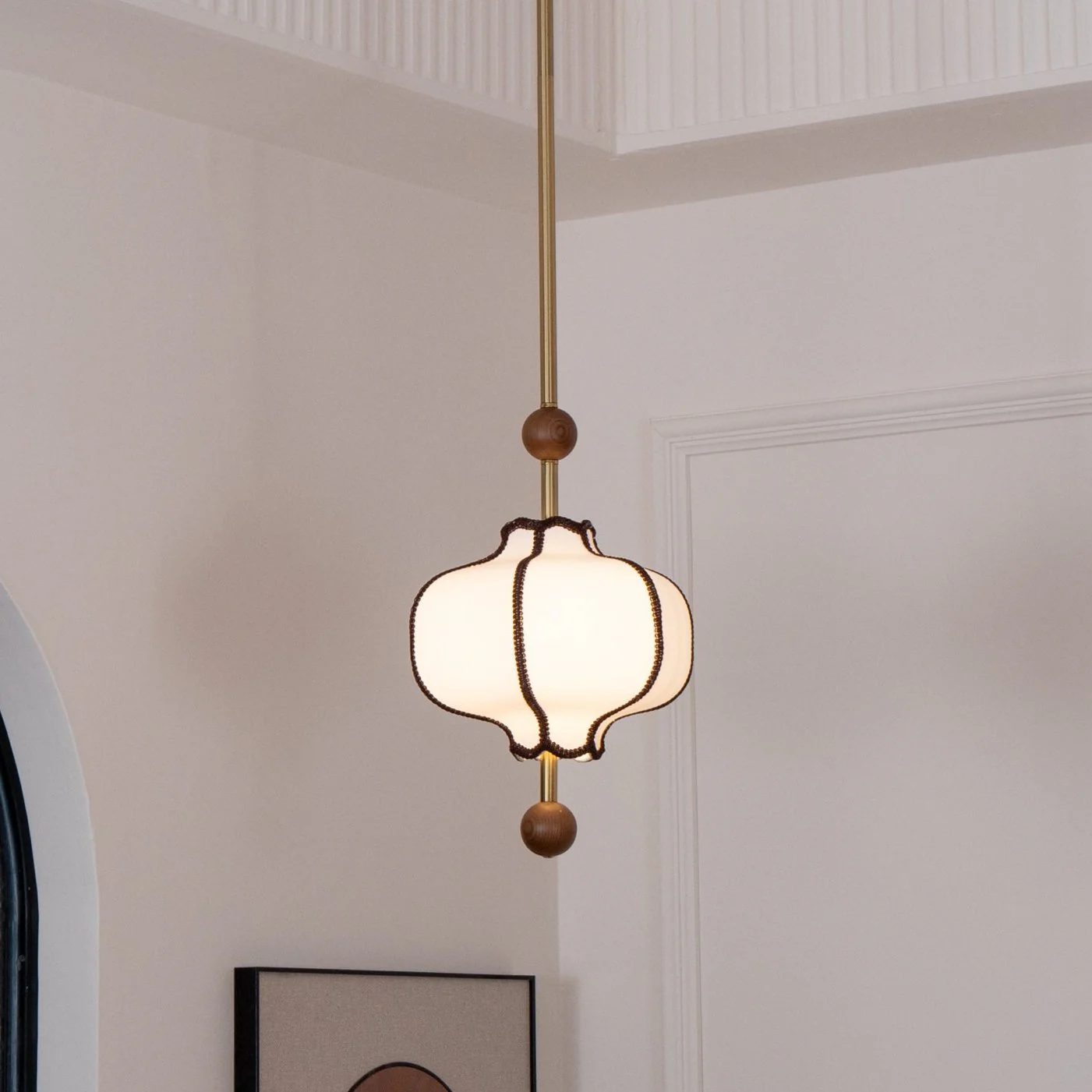 Lantern Fabric Pendant Light - Image 34