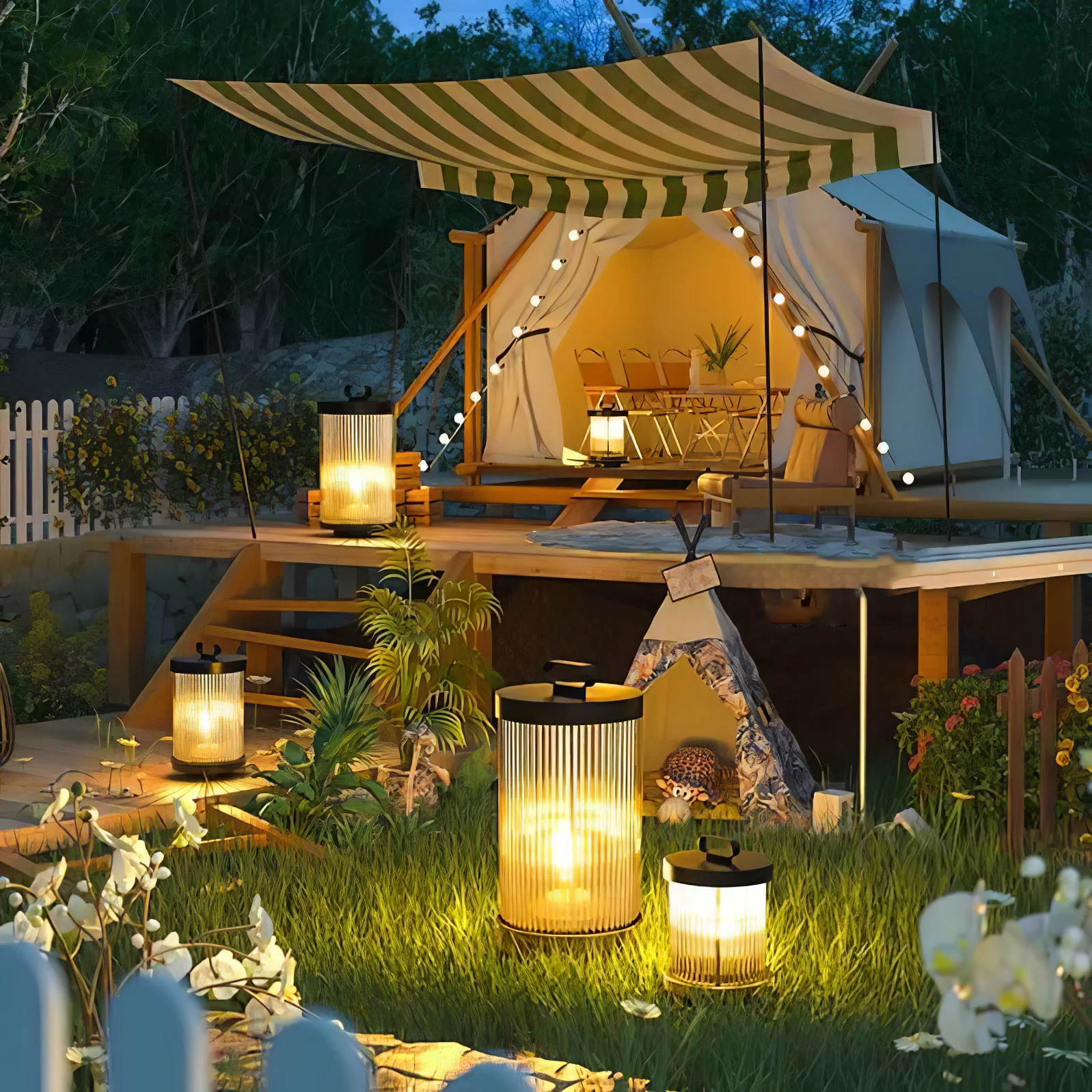 Lantern Garden Solar Outdoor Light - Image 56