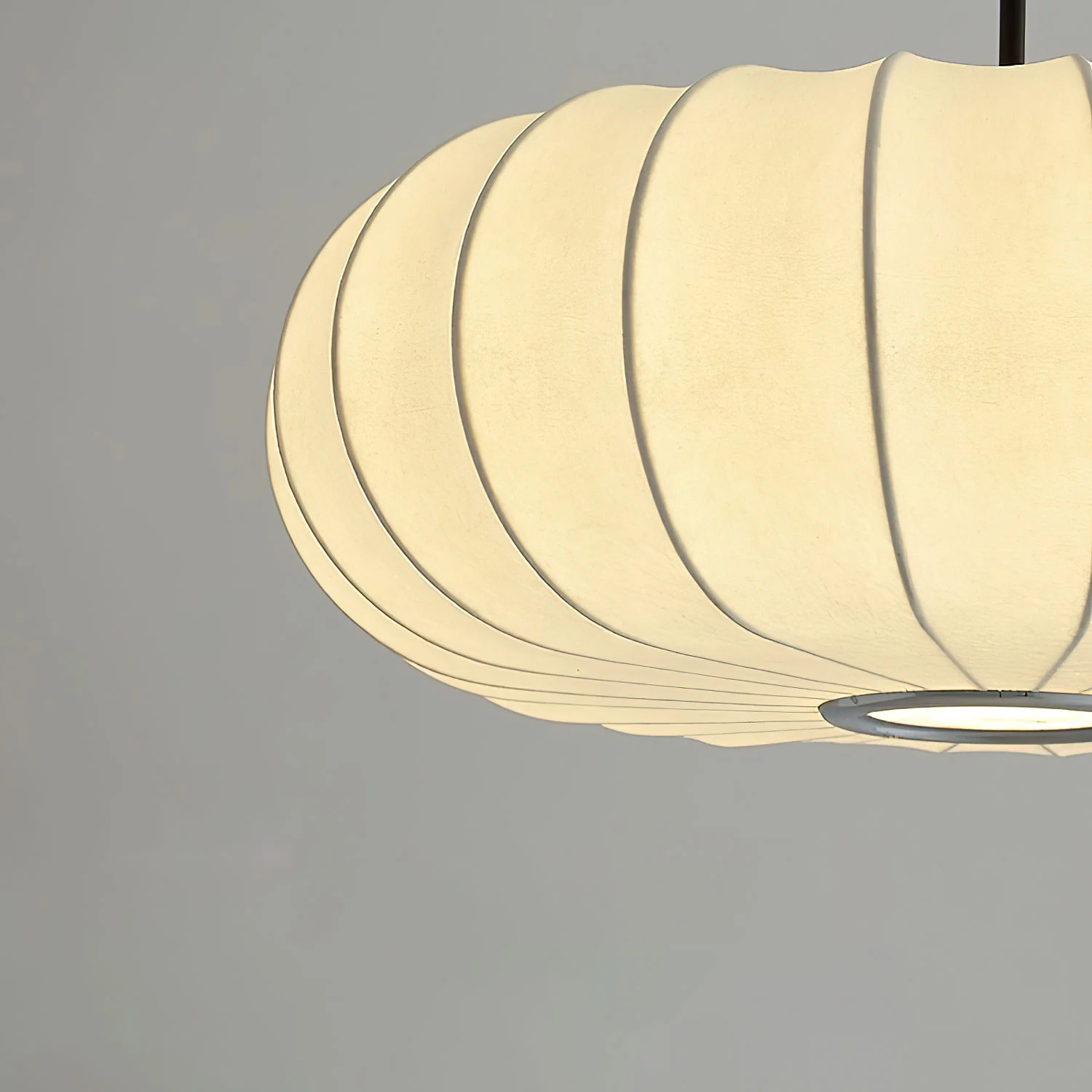 Lantern Silk Pendant Lamp - Image 14