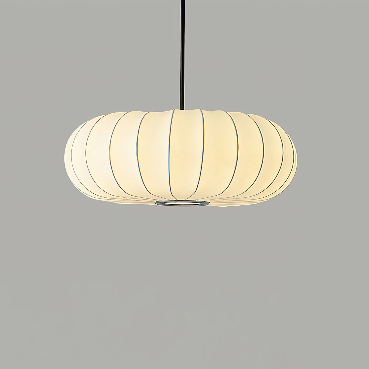 Lantern Silk Pendant Lamp - Image 15