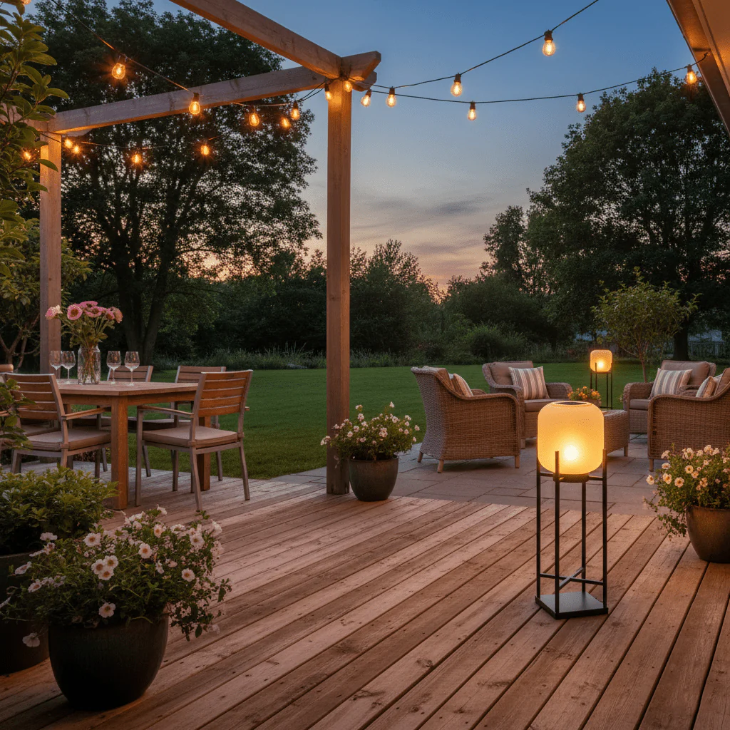 Lantern Outdoor Solar Floor Lamp - Image 4