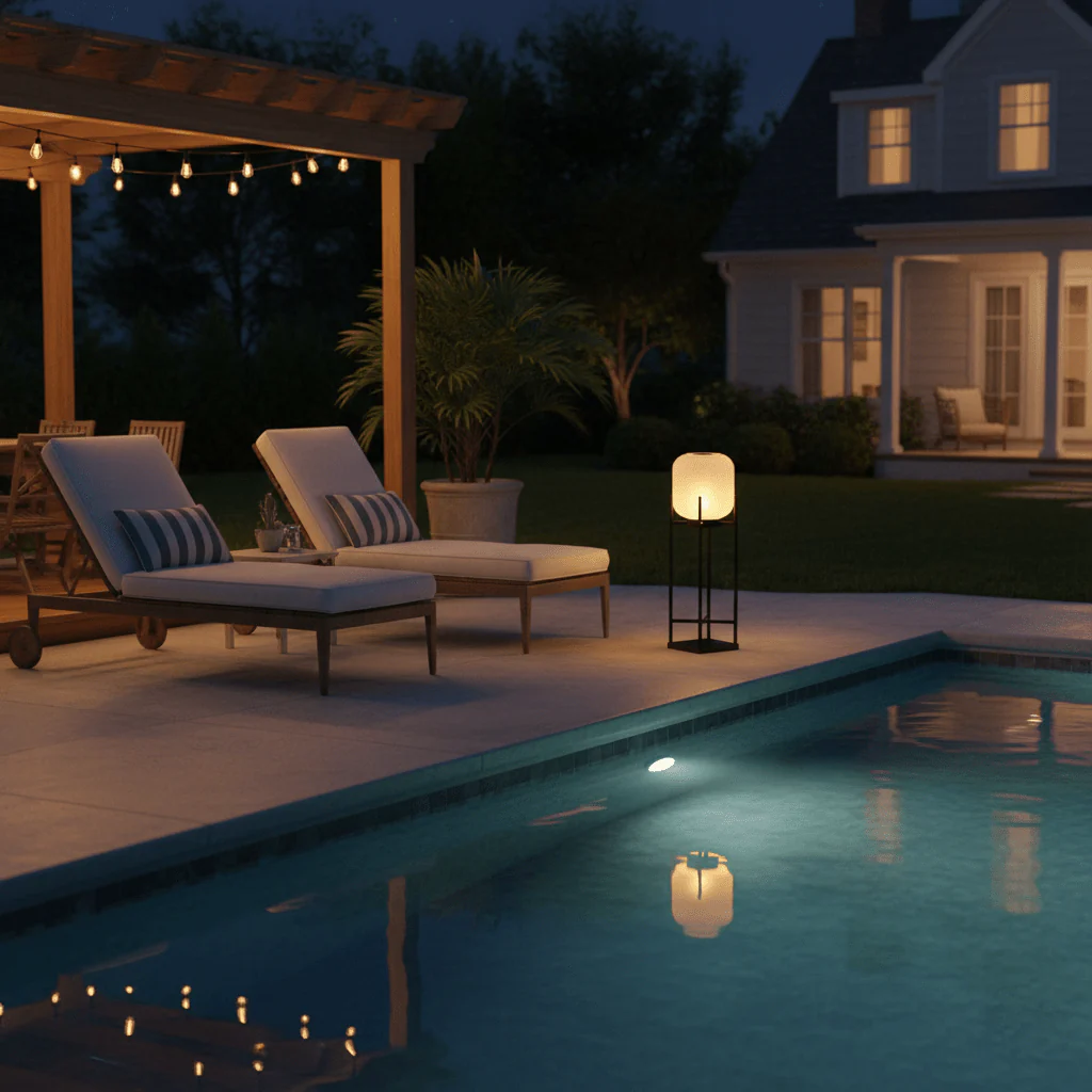Lantern Outdoor Solar Floor Lamp - Image 5