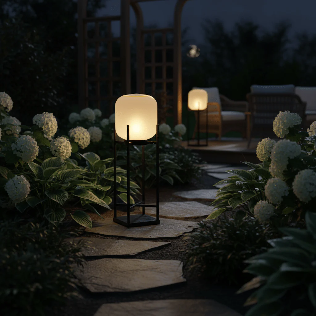 Lantern Outdoor Solar Floor Lamp - Image 6