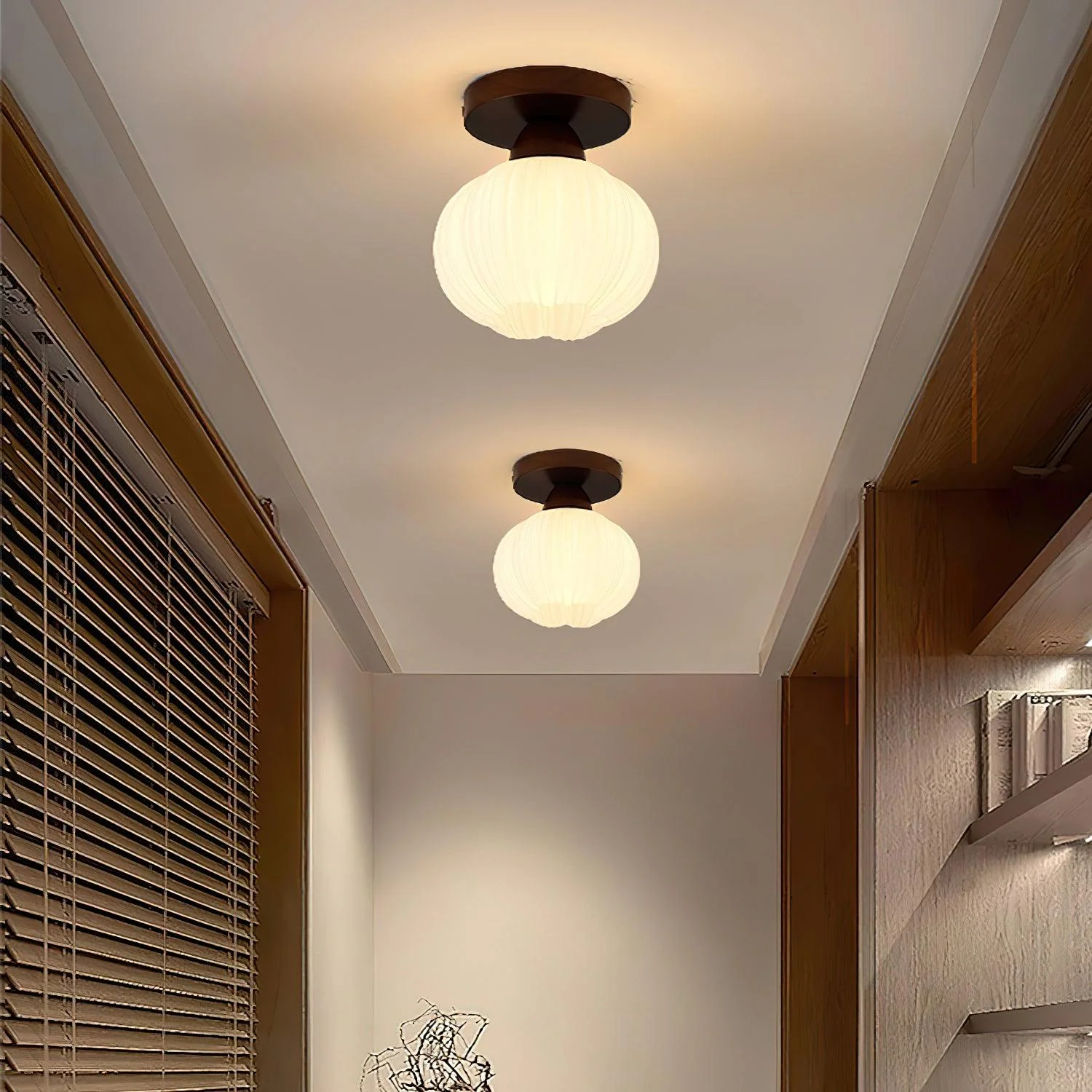 Large Flower Bag Ceiling Lamp - Image 3