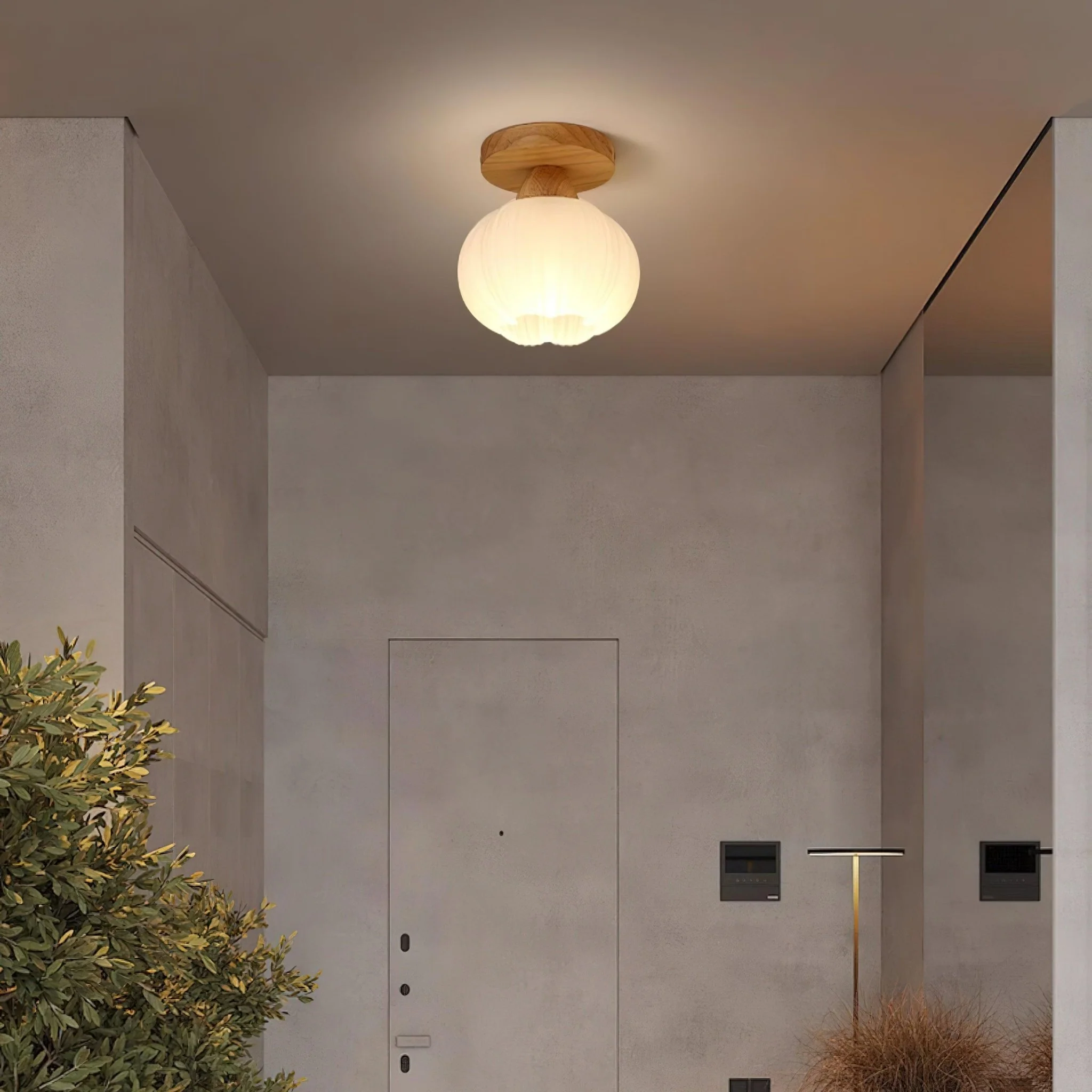 Large Flower Bag Ceiling Lamp - Image 4