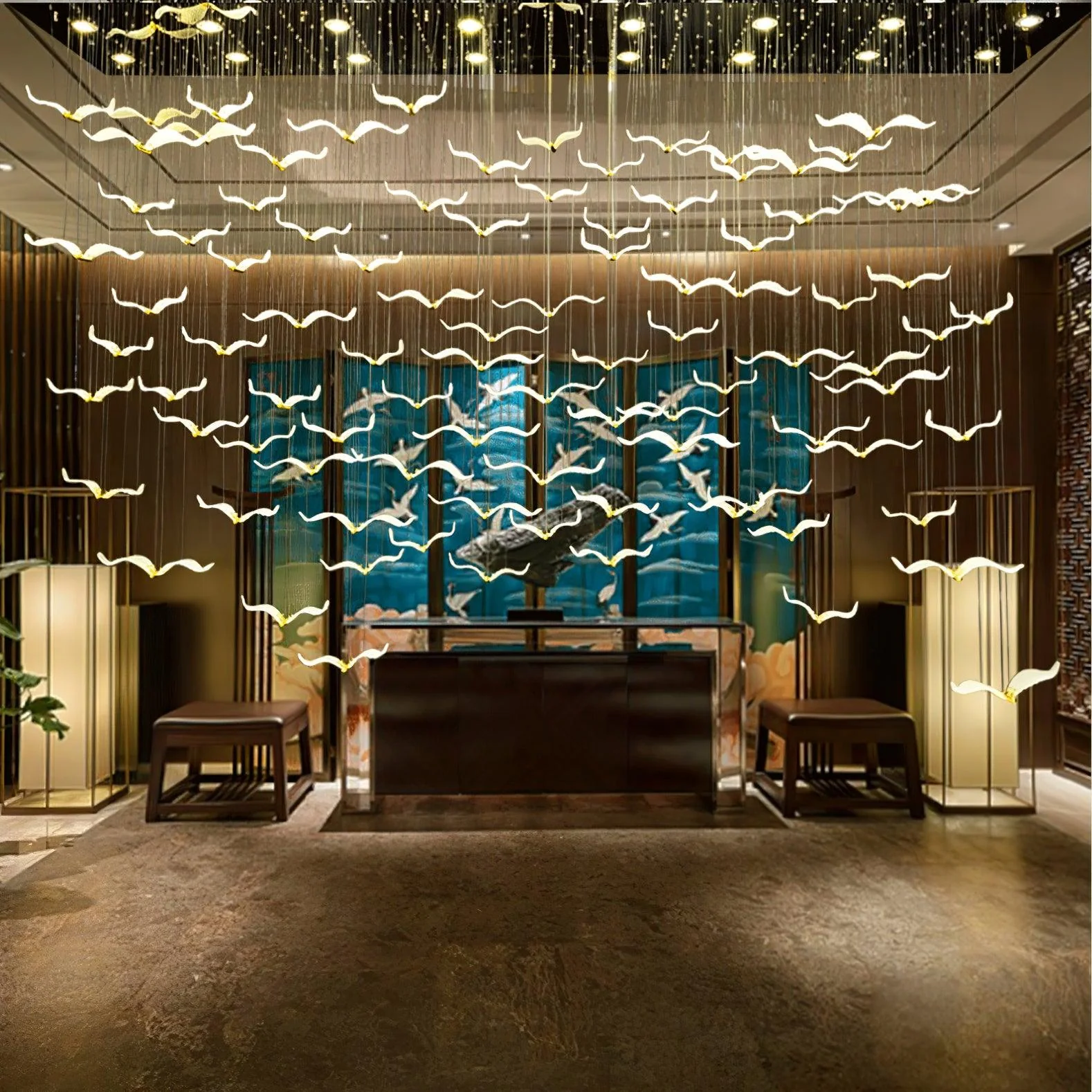 Large Seagull Chandelier - Image 16