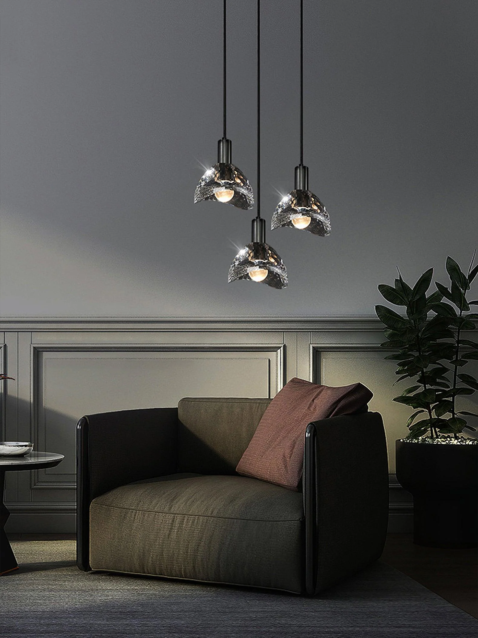 Latham Glass Pendant Lamp - Image 14