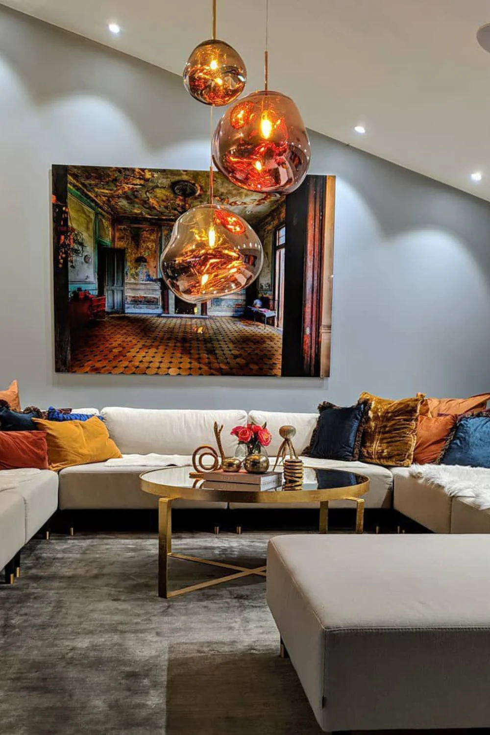 Multi Lava Round Pendant Lamp - Image 147