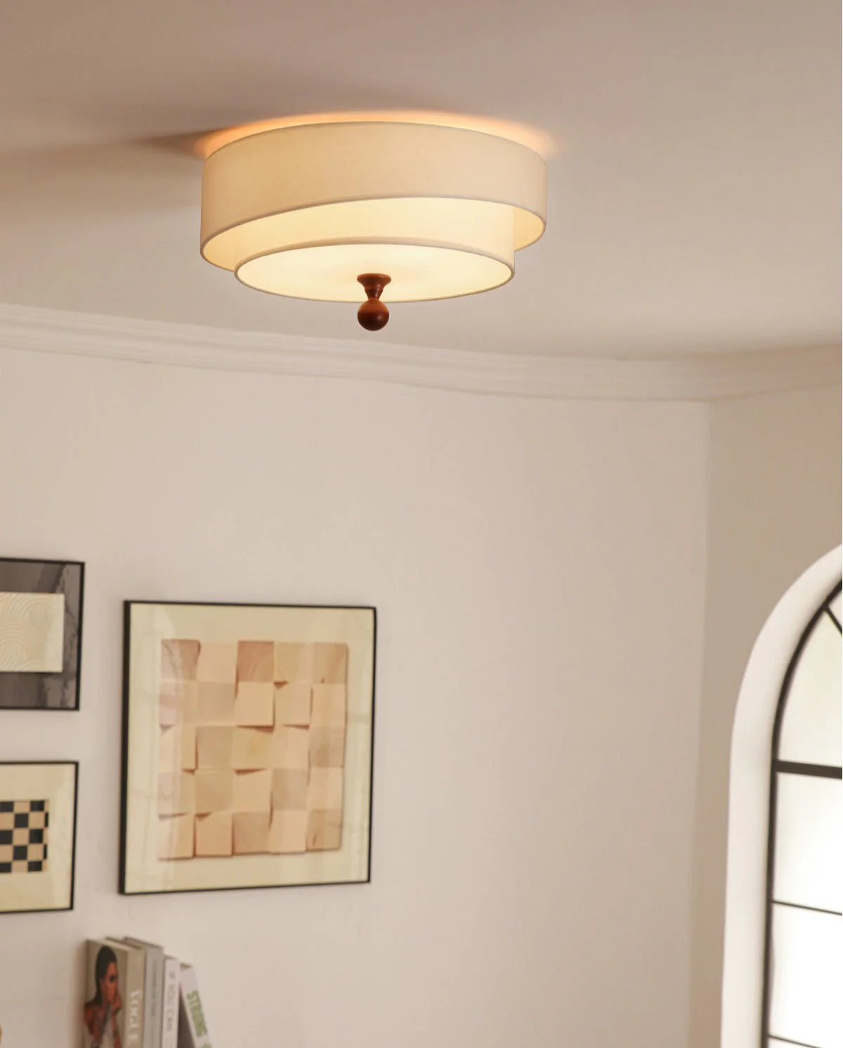 Layered Fabric Ceiling Light - Image 14